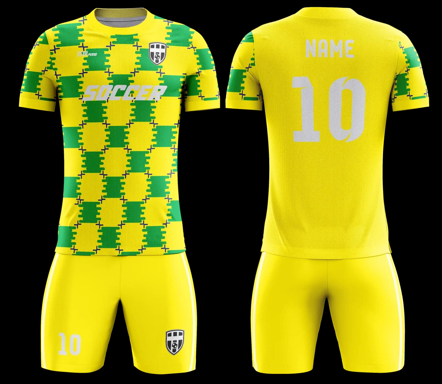 Custom soccer uniform design Z041JW