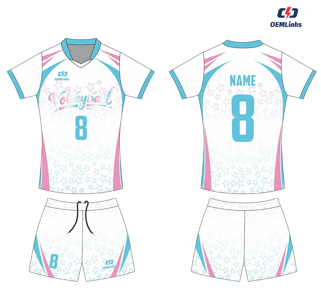 Custom volleyball uniform design UP36