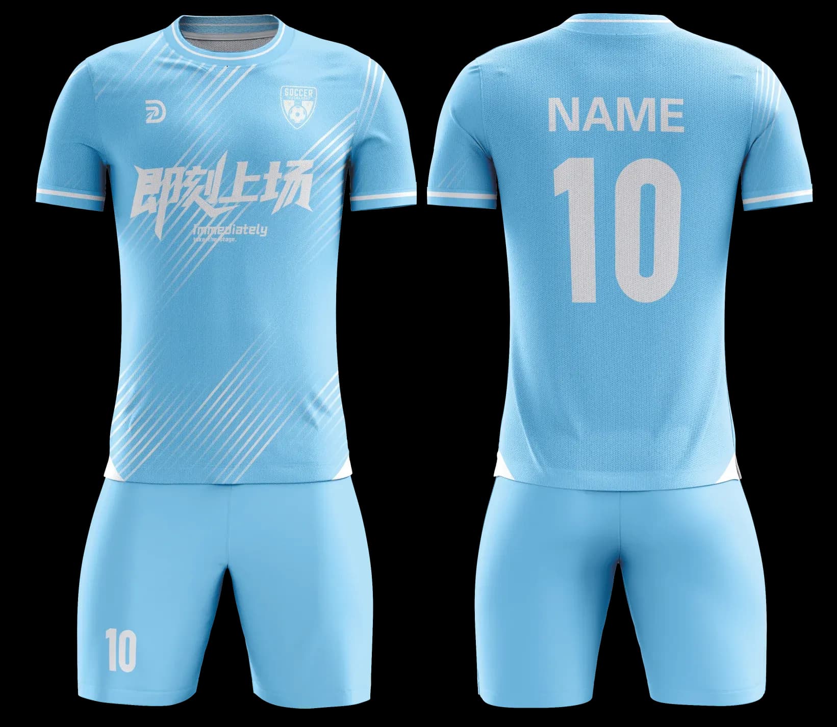 Custom soccer uniform design Z133JW