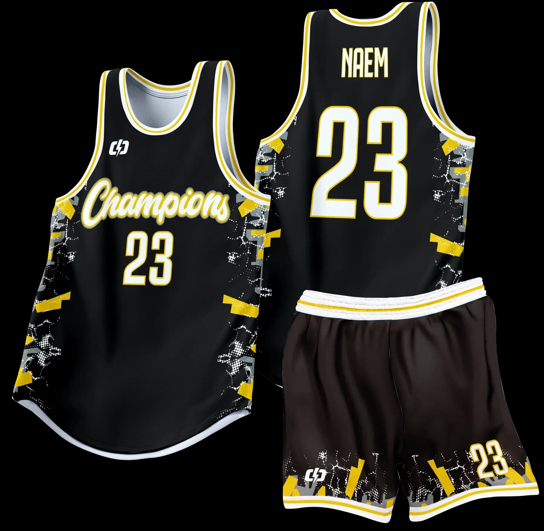 Custom basketball uniform design B70