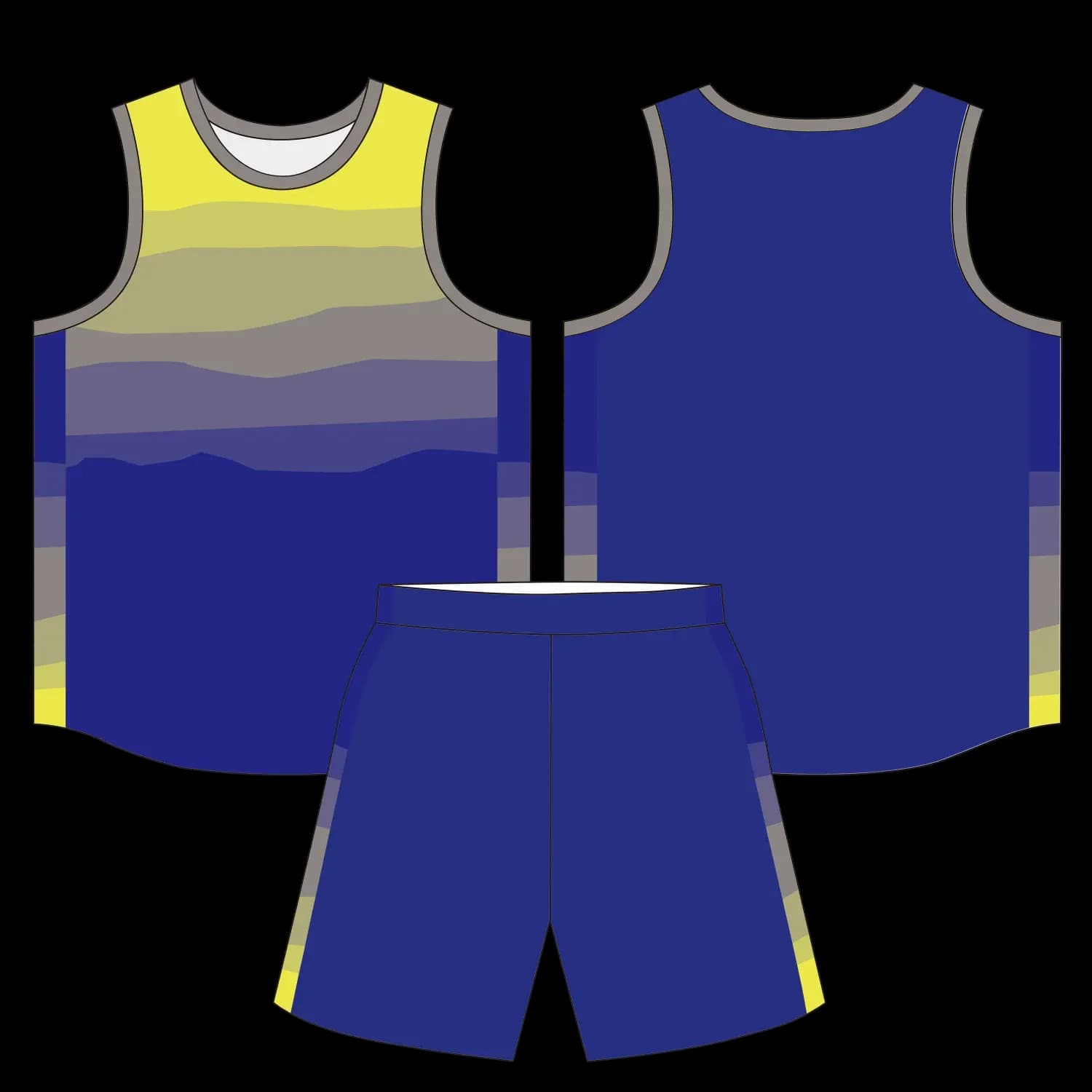 Custom basketball uniform design B74