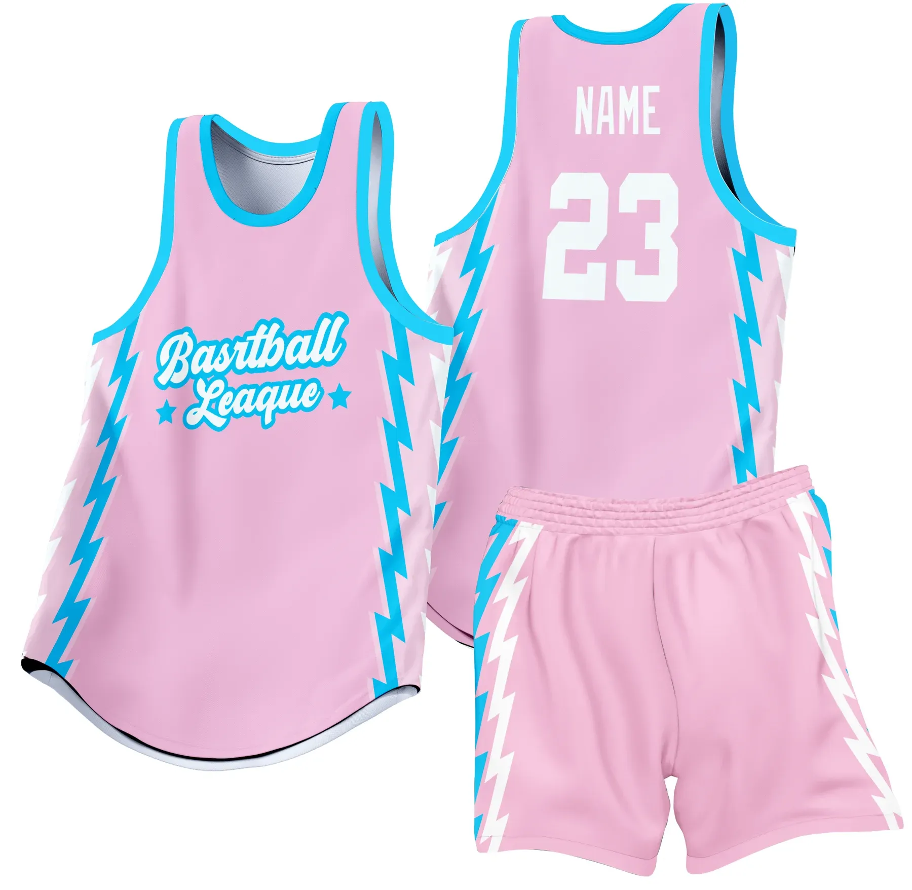 Custom basketball uniform design B40