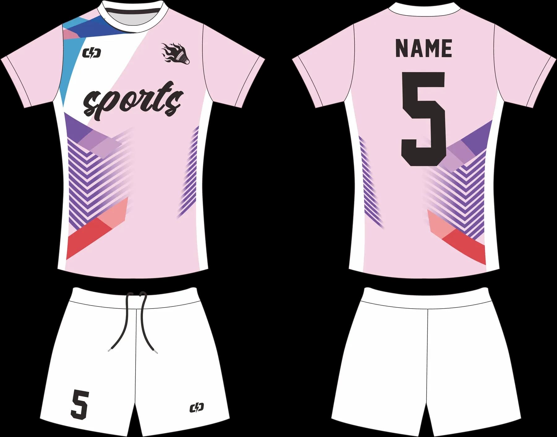 Custom volleyball uniform design UC14