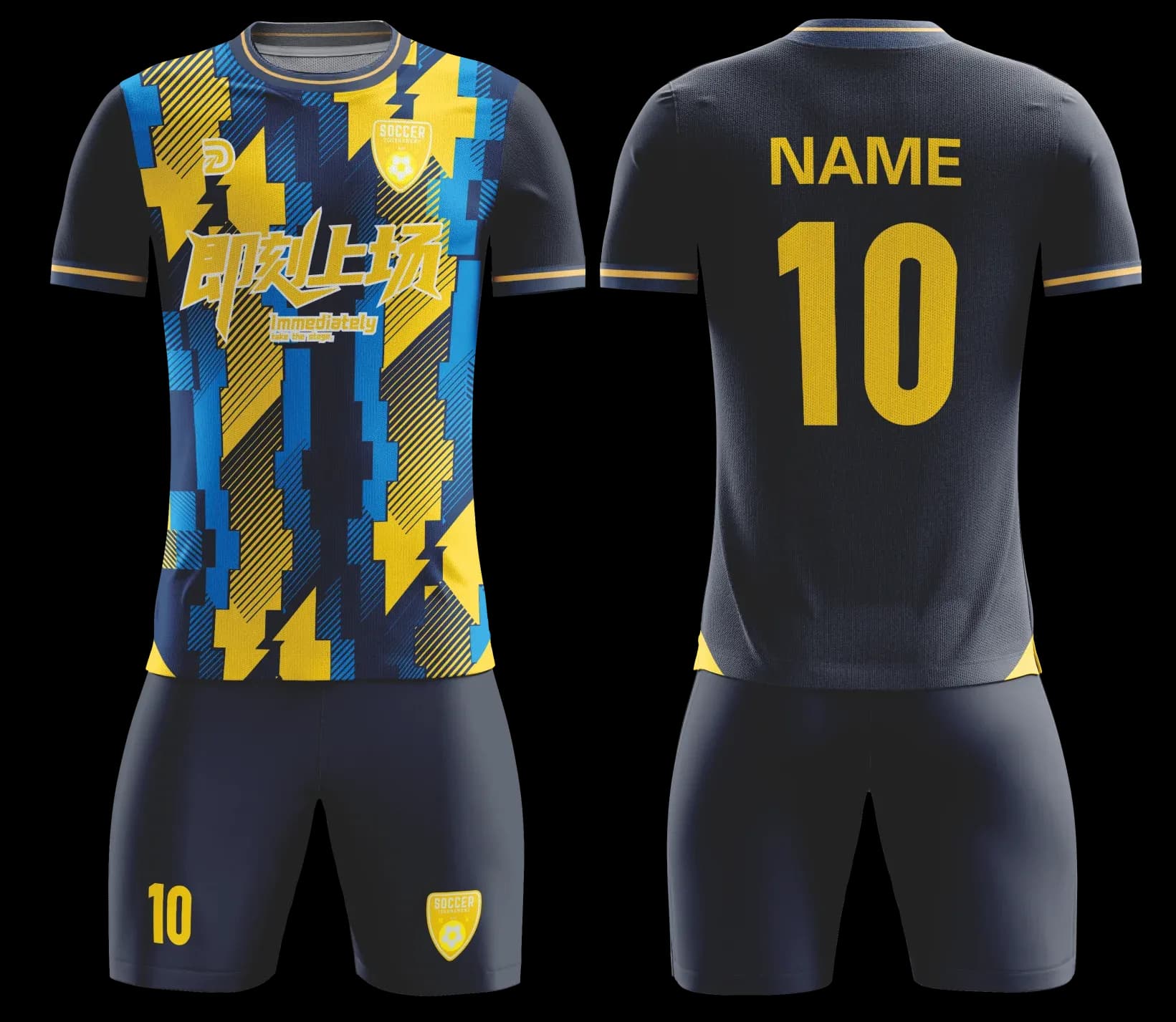 Custom soccer uniform design Z108JW
