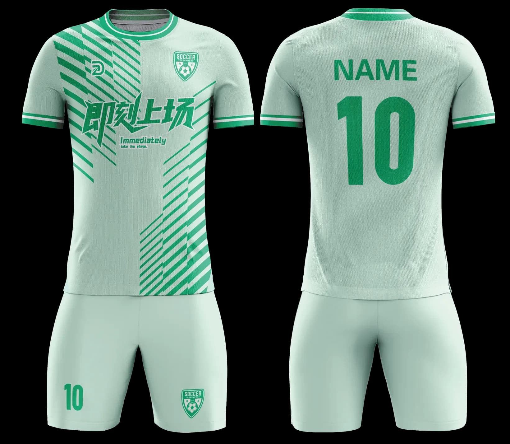 Custom soccer uniform design Z141JW