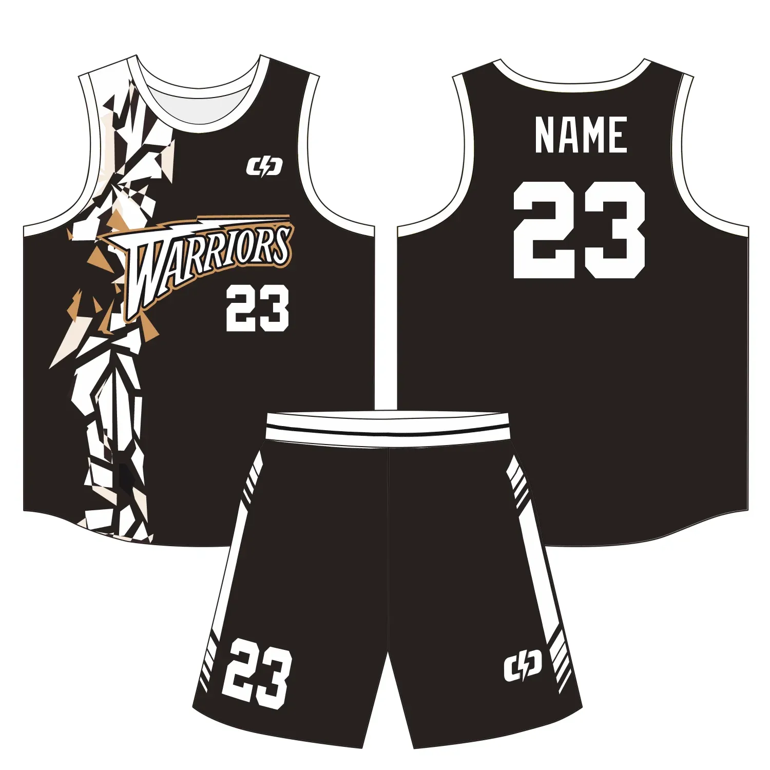 Custom basketball uniform design B35