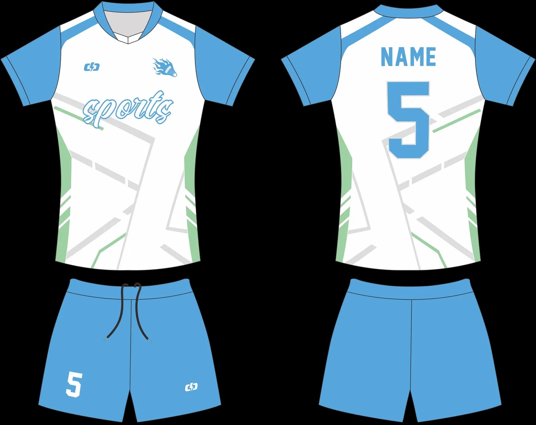 Custom volleyball uniform design UP28