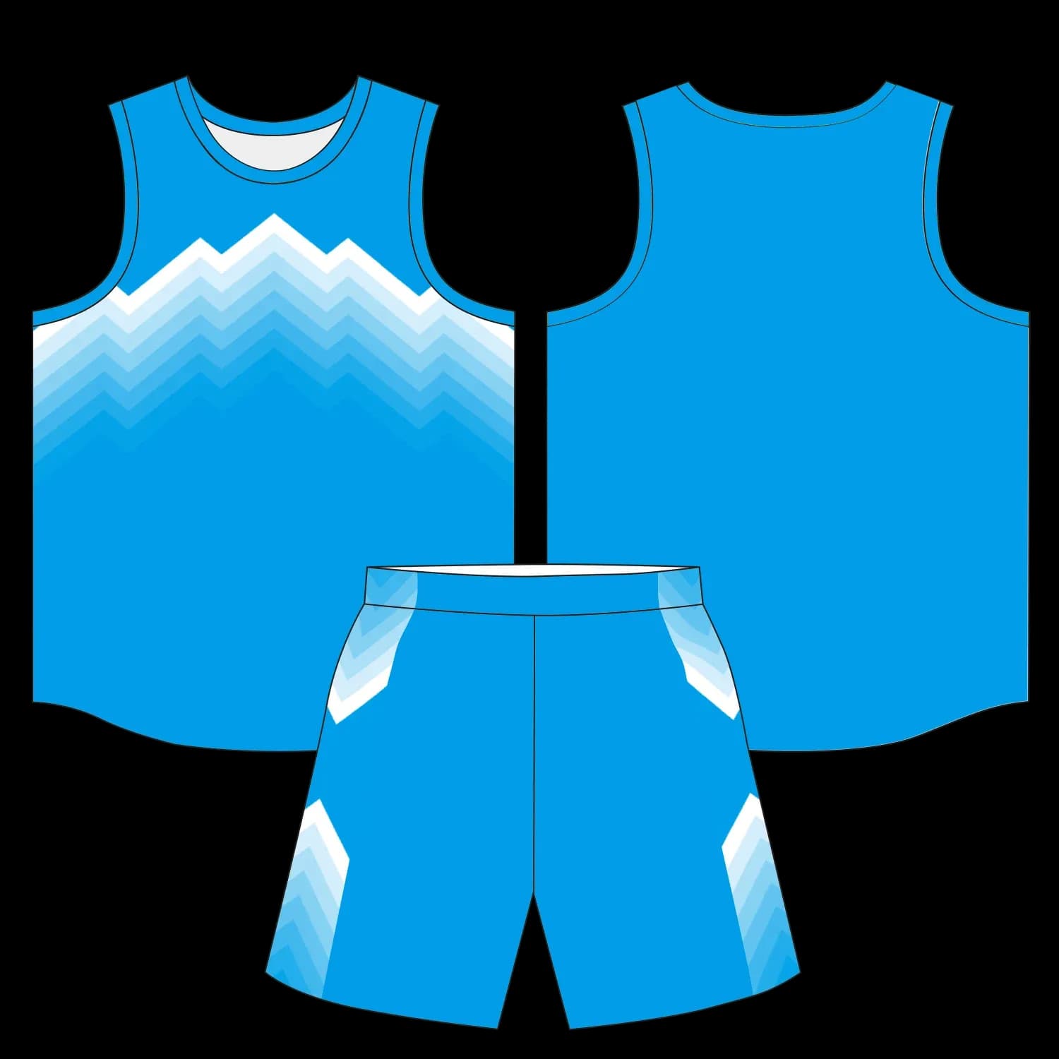 Custom basketball uniform design B20JW