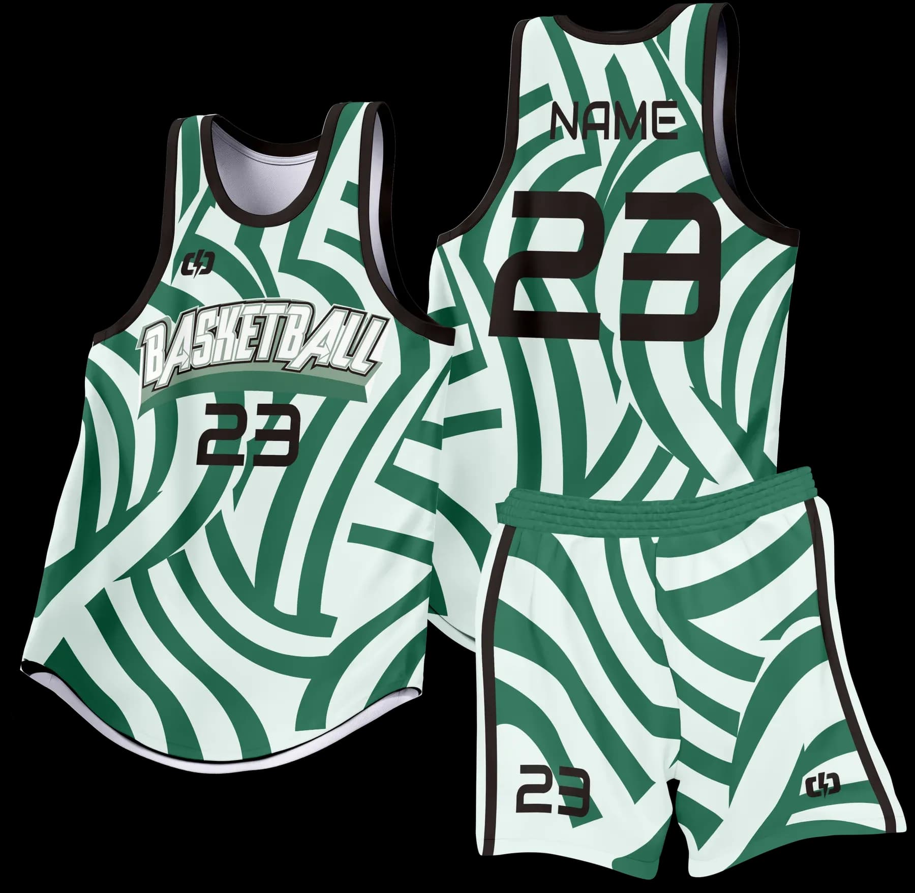 Custom basketball uniform design B84