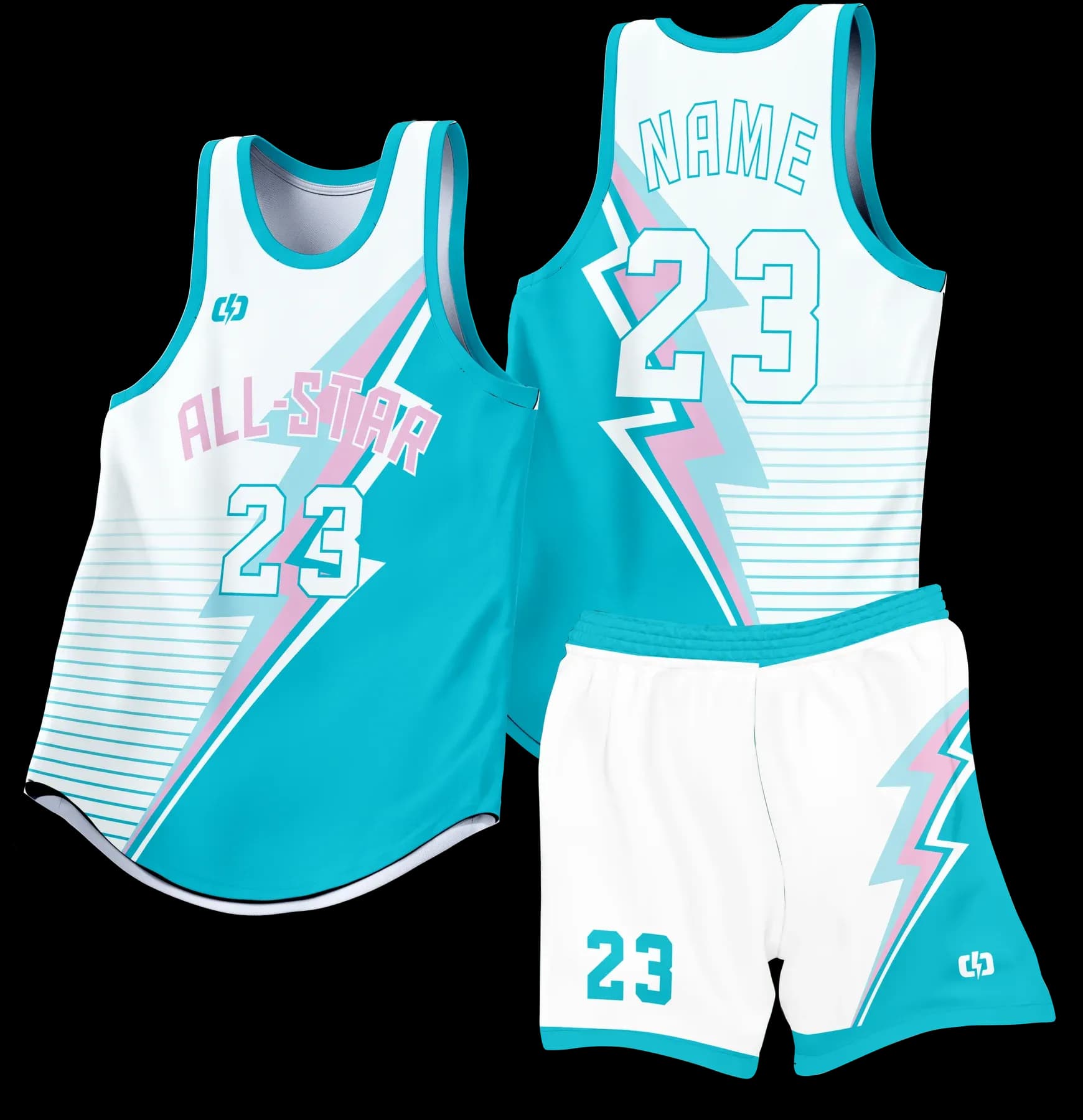 Custom basketball uniform design B62