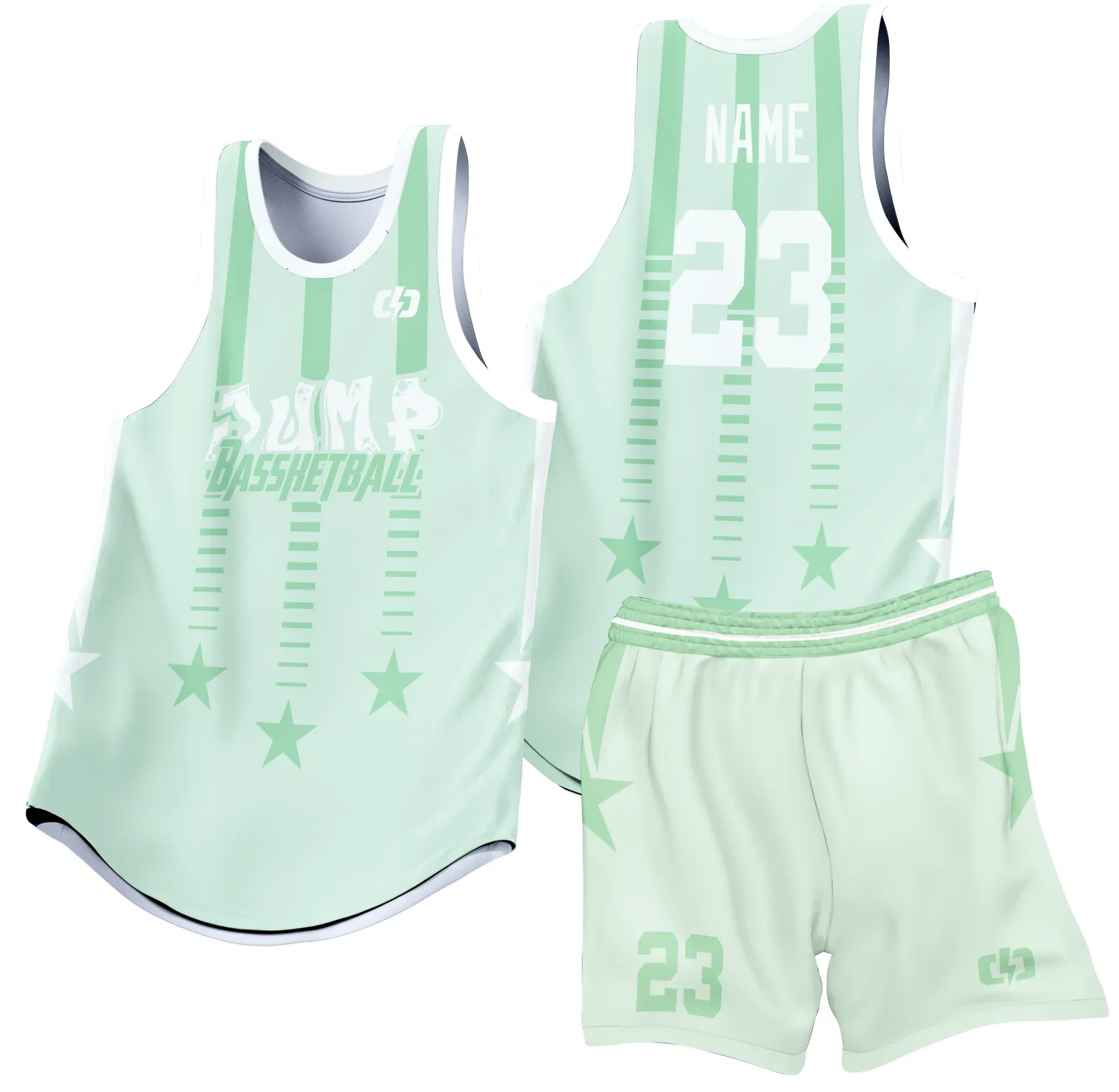 Custom basketball uniform design B38