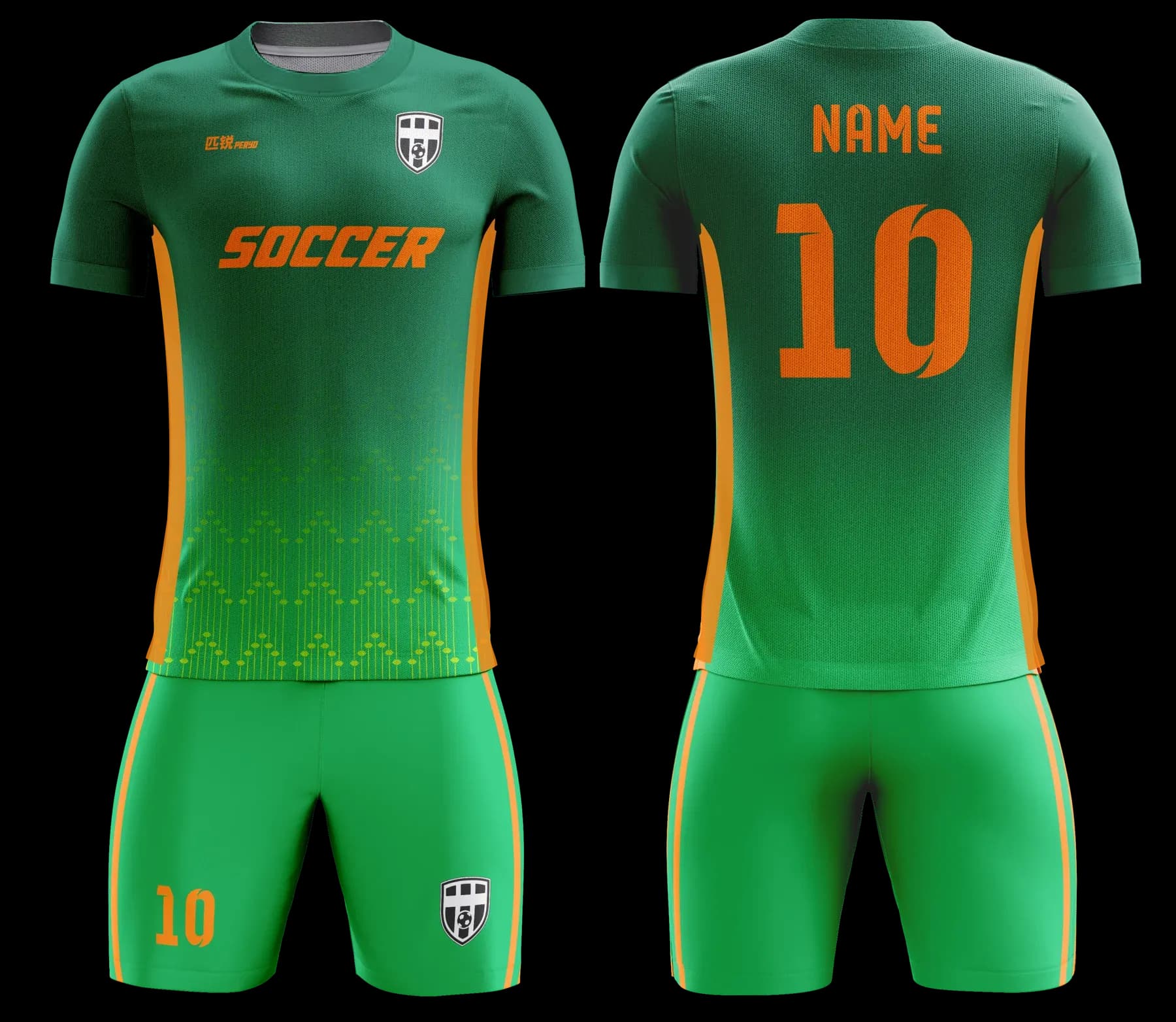 Custom soccer uniform design Z037JW