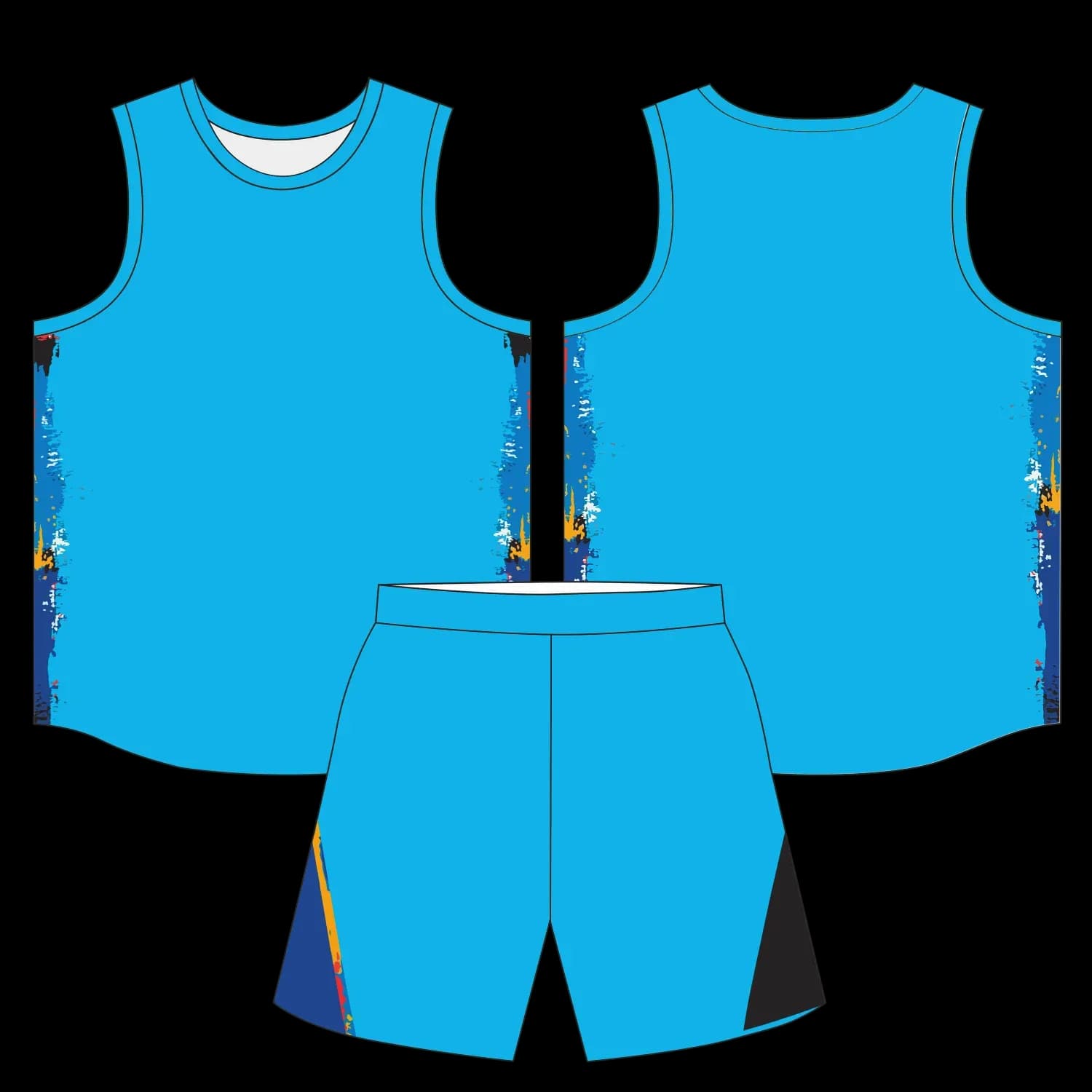 Custom basketball uniform design B13JW