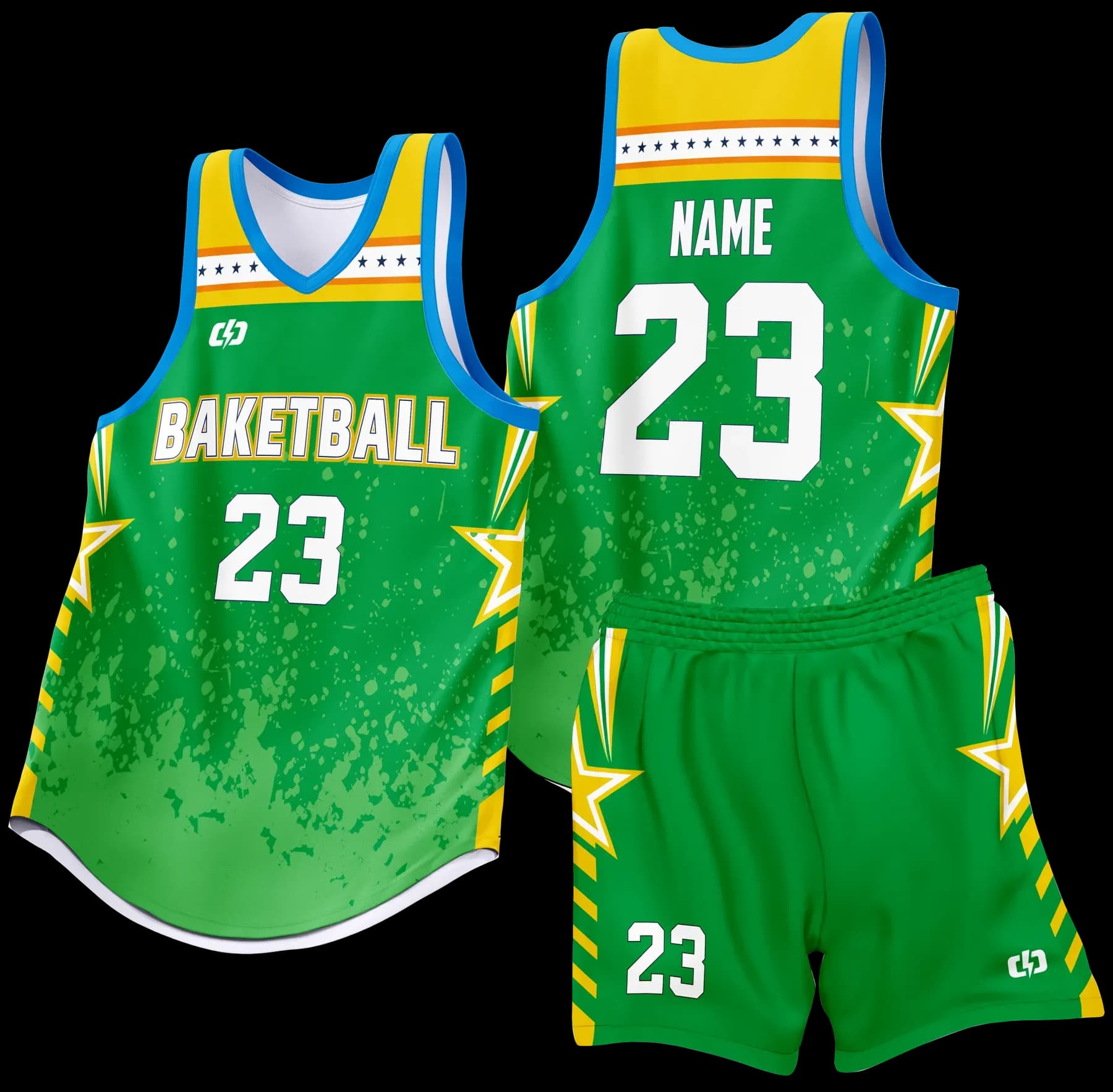 Custom basketball uniform design B86