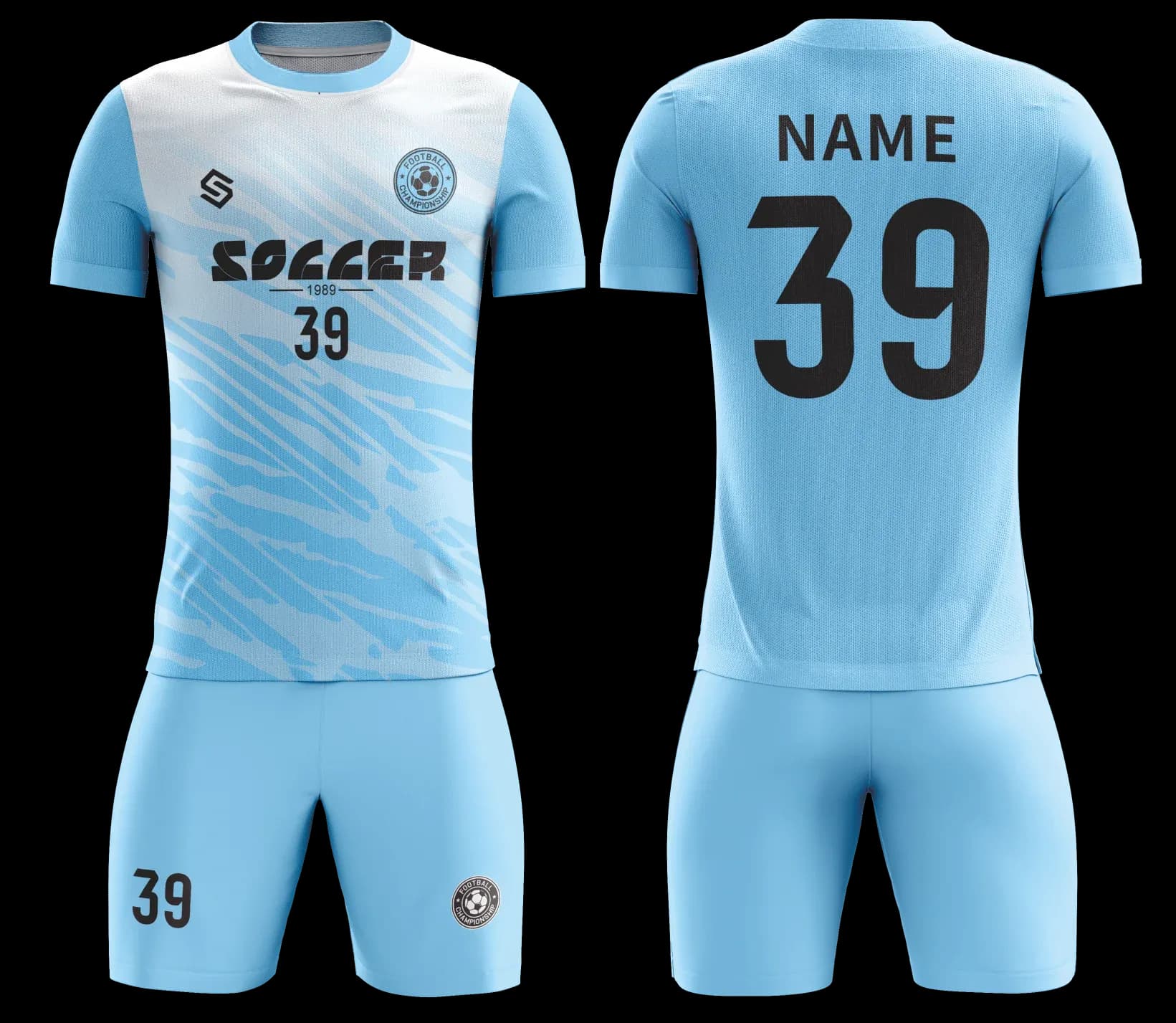 Custom soccer uniform design Z34HS
