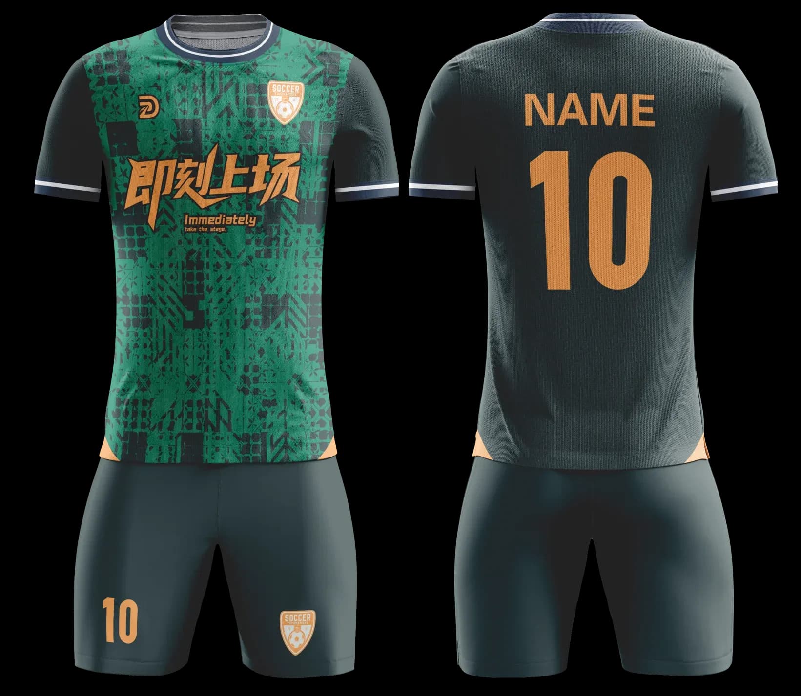 Custom soccer uniform design Z136JW
