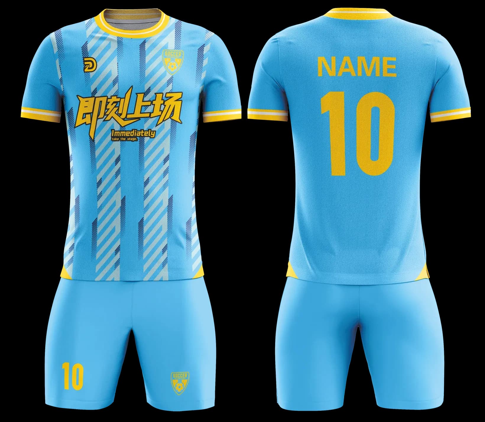 Custom soccer uniform design Z135JW
