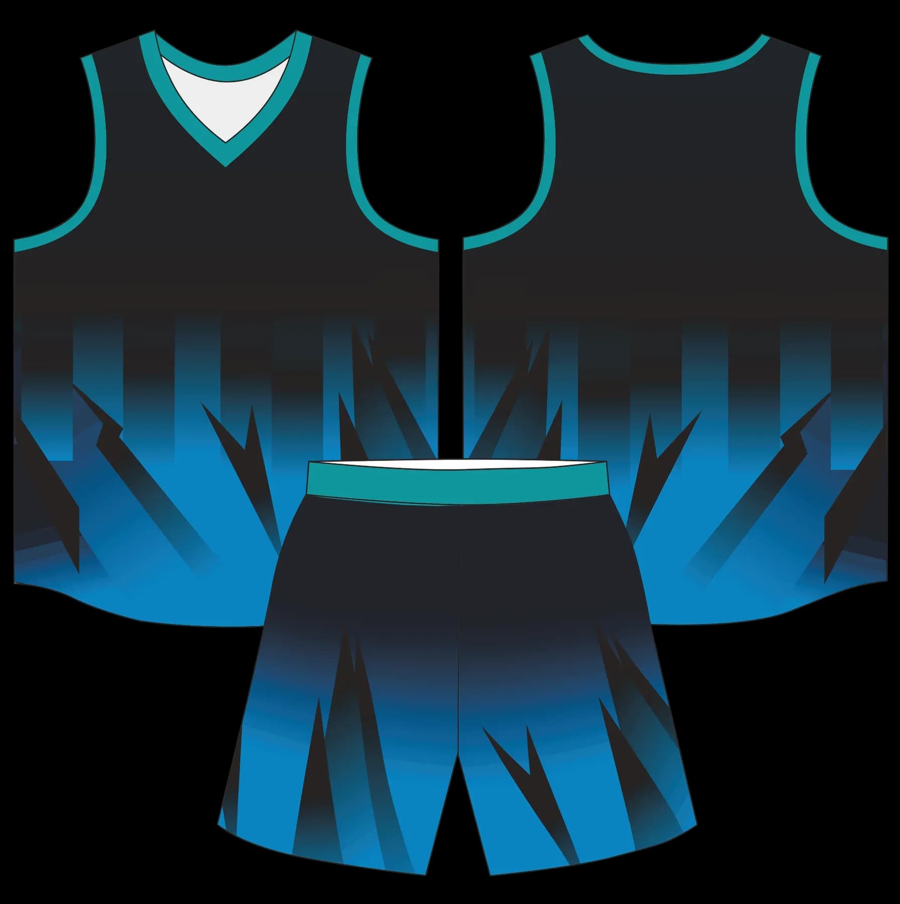 Custom basketball uniform design B94