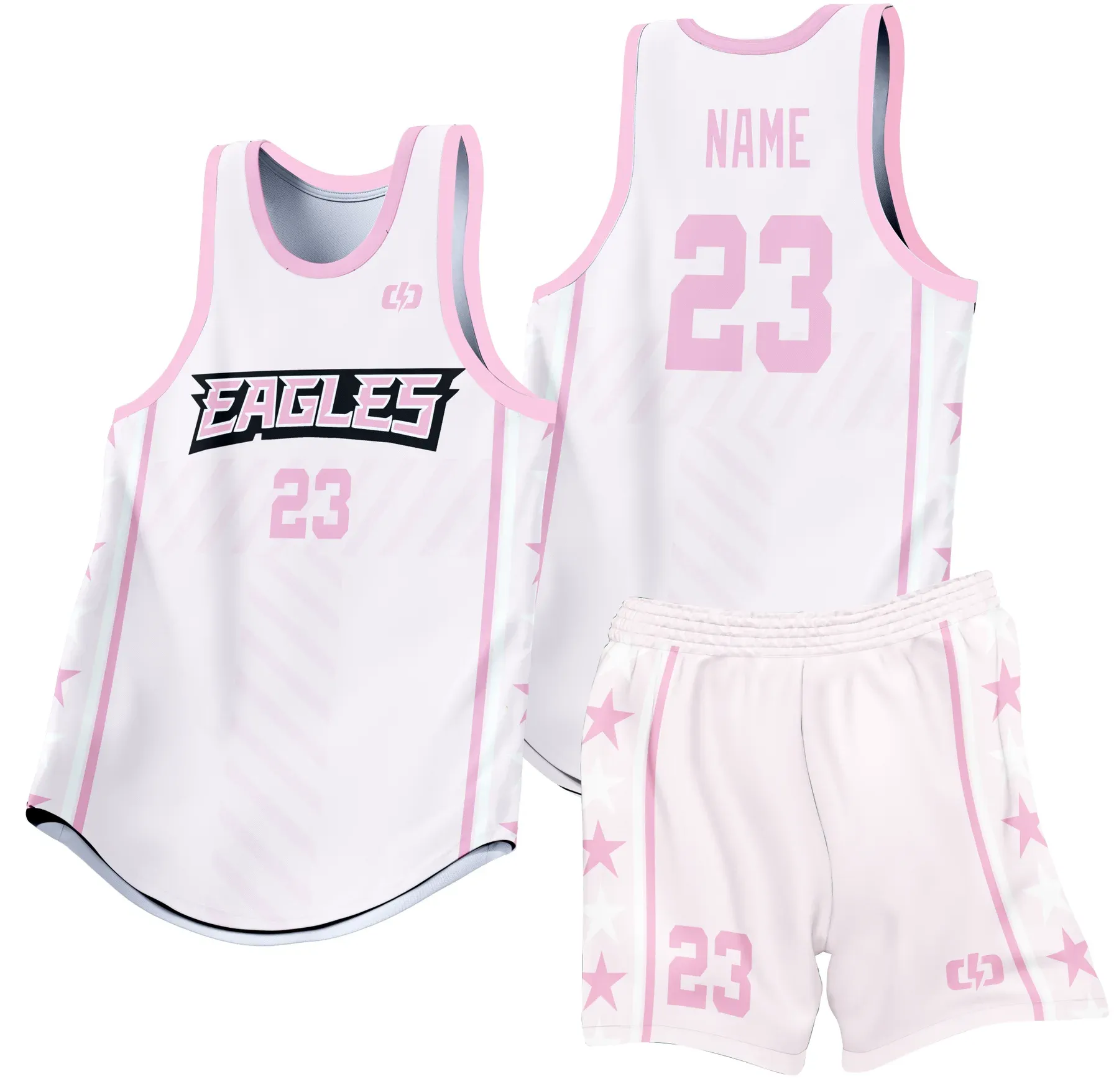 Custom basketball uniform design B39