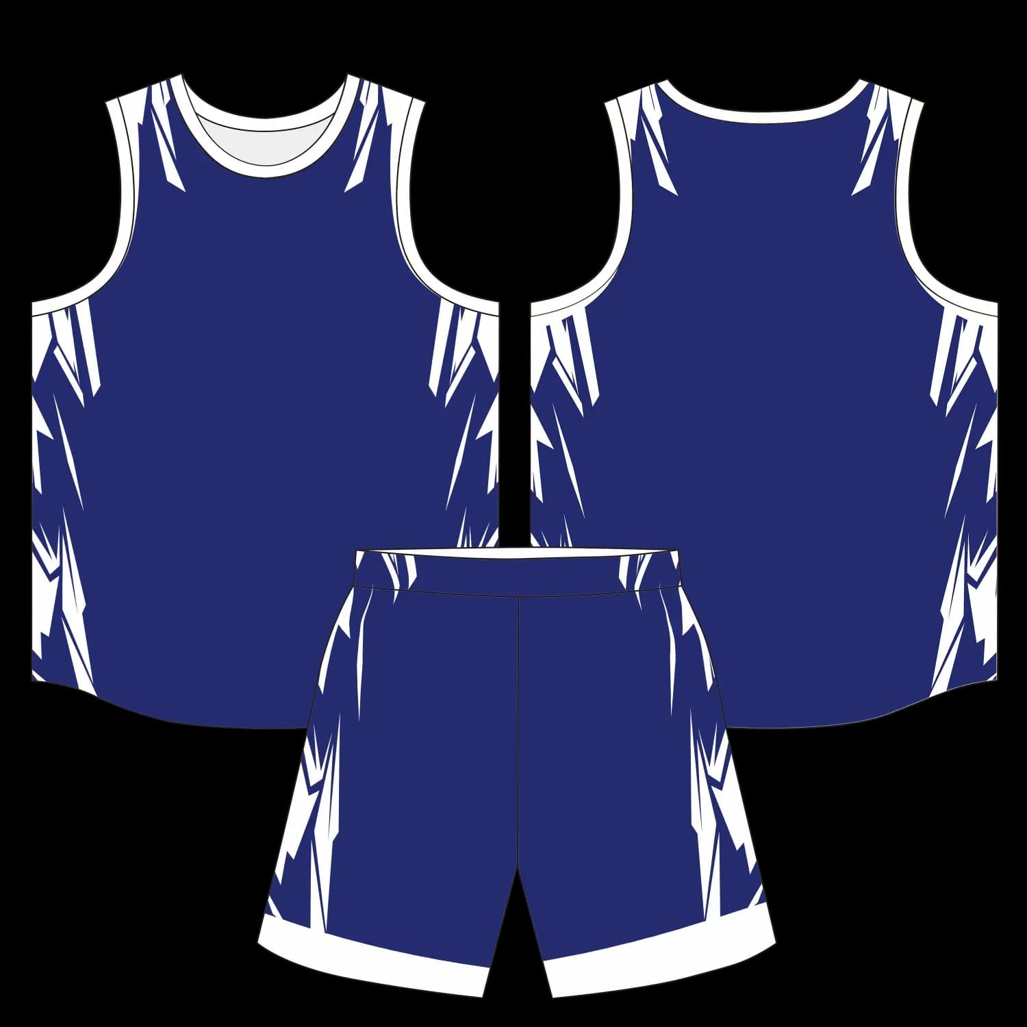 Custom basketball uniform design B83