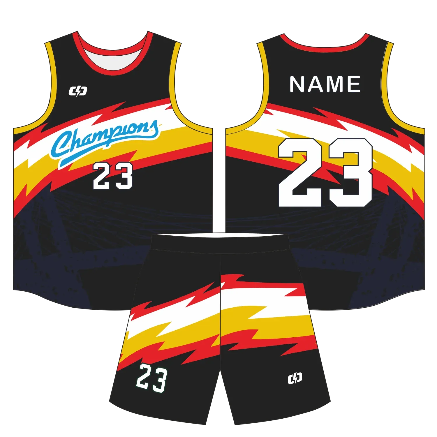Custom basketball uniform design B64