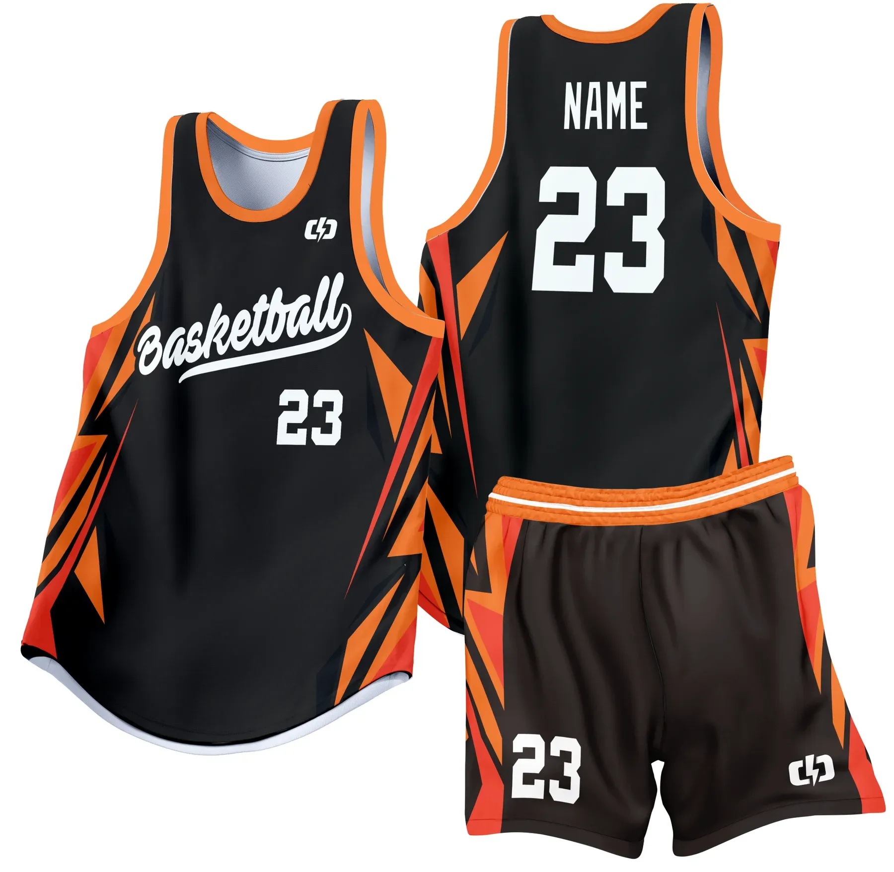 Custom basketball uniform design B41