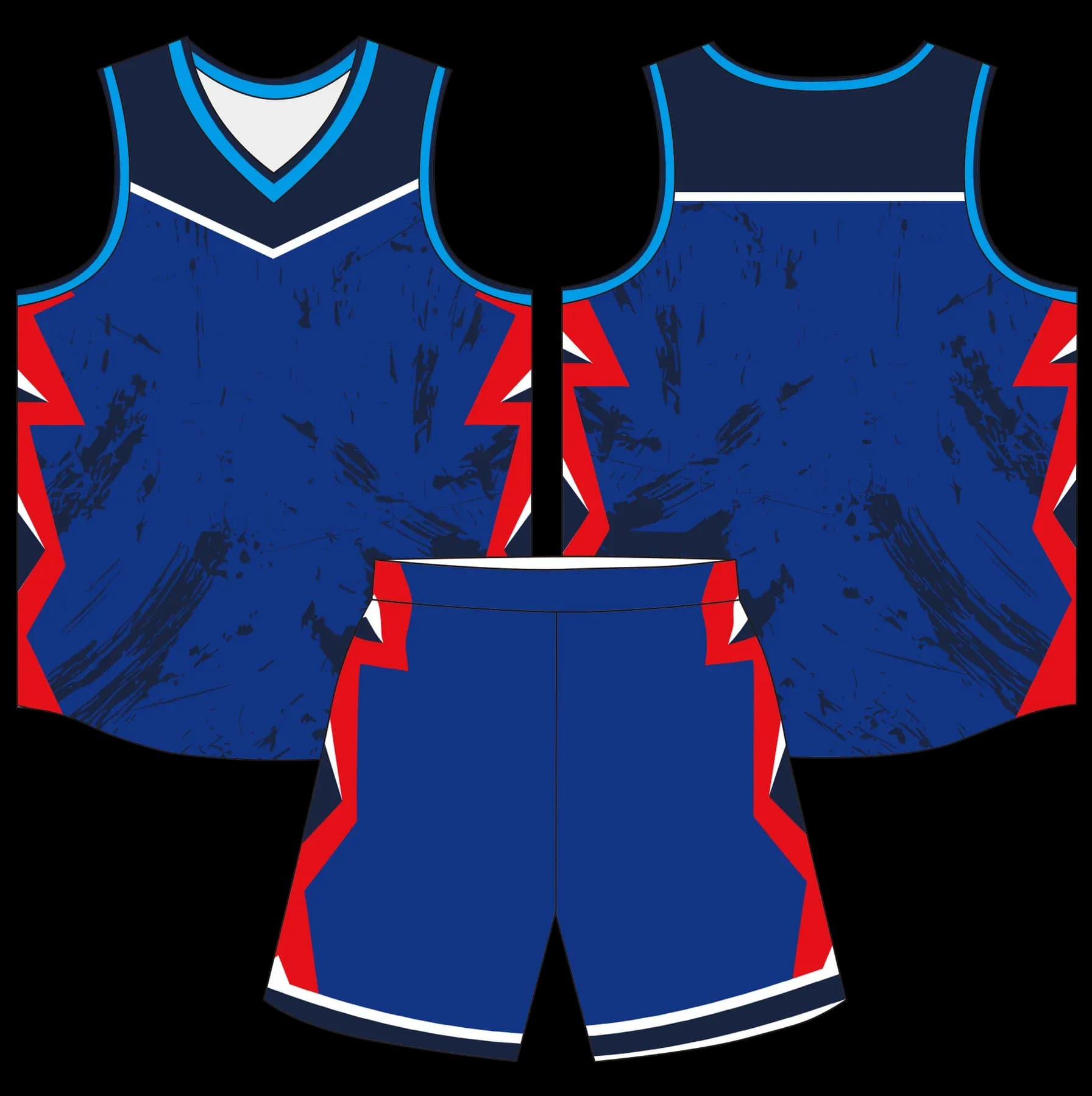 Custom basketball uniform design B90