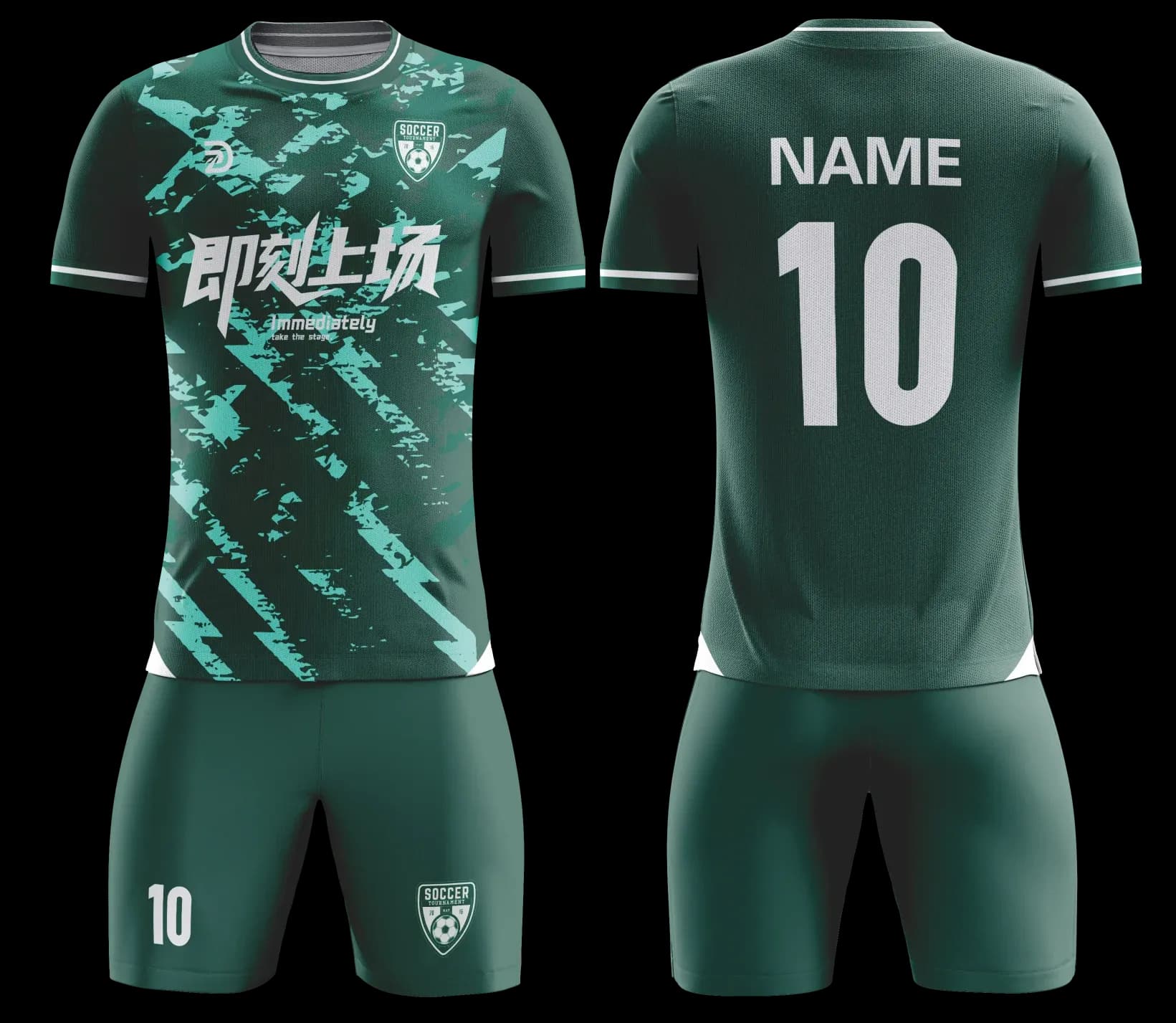 Custom soccer uniform design Z132JW