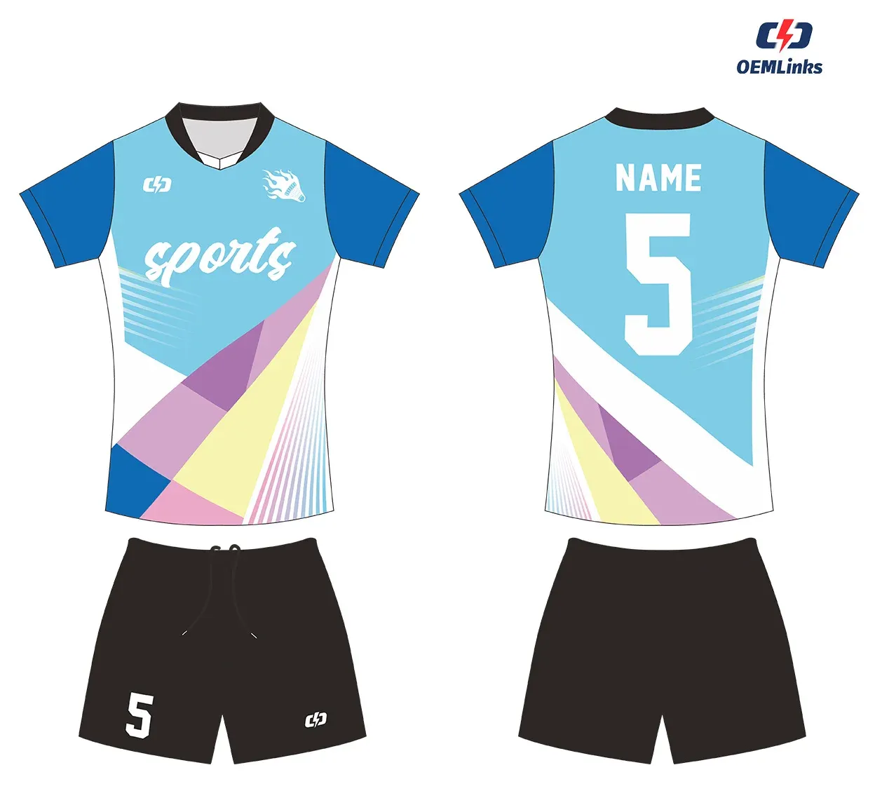 Custom volleyball uniform design UP32