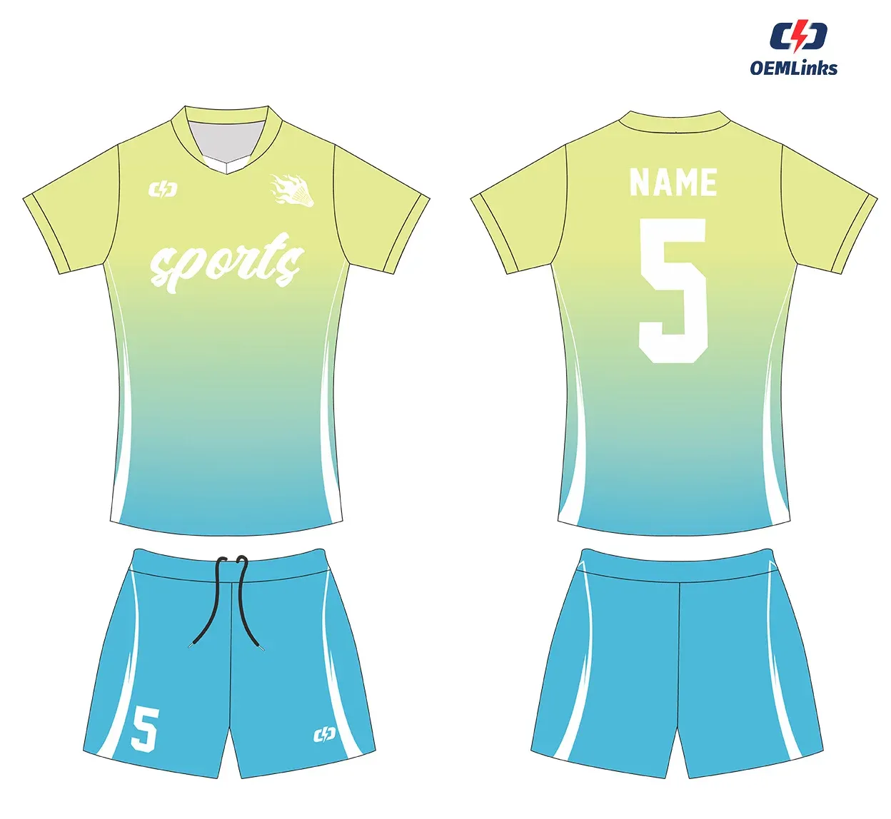 Custom volleyball uniform design UP48
