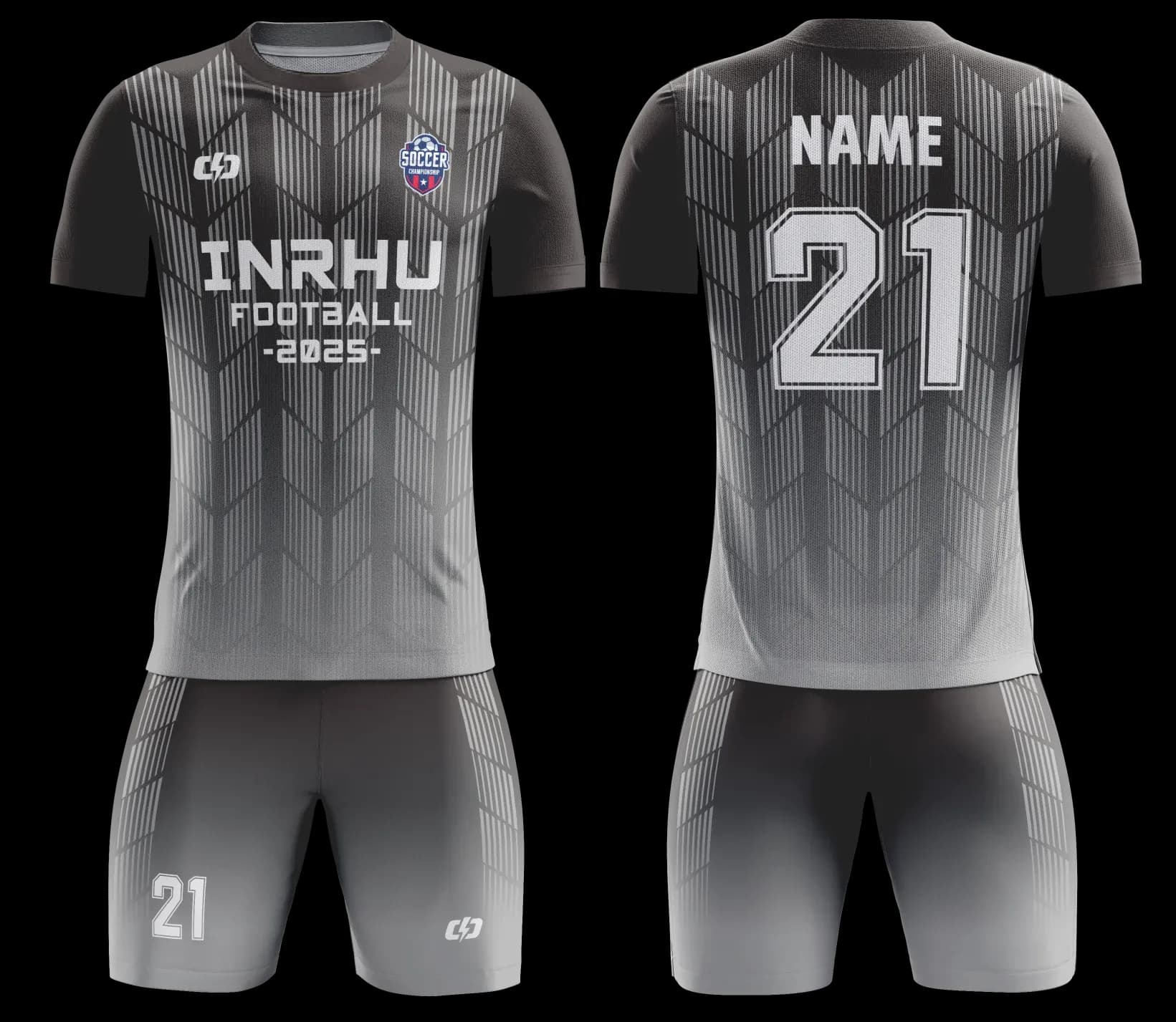 Custom soccer uniform design Z77ZK