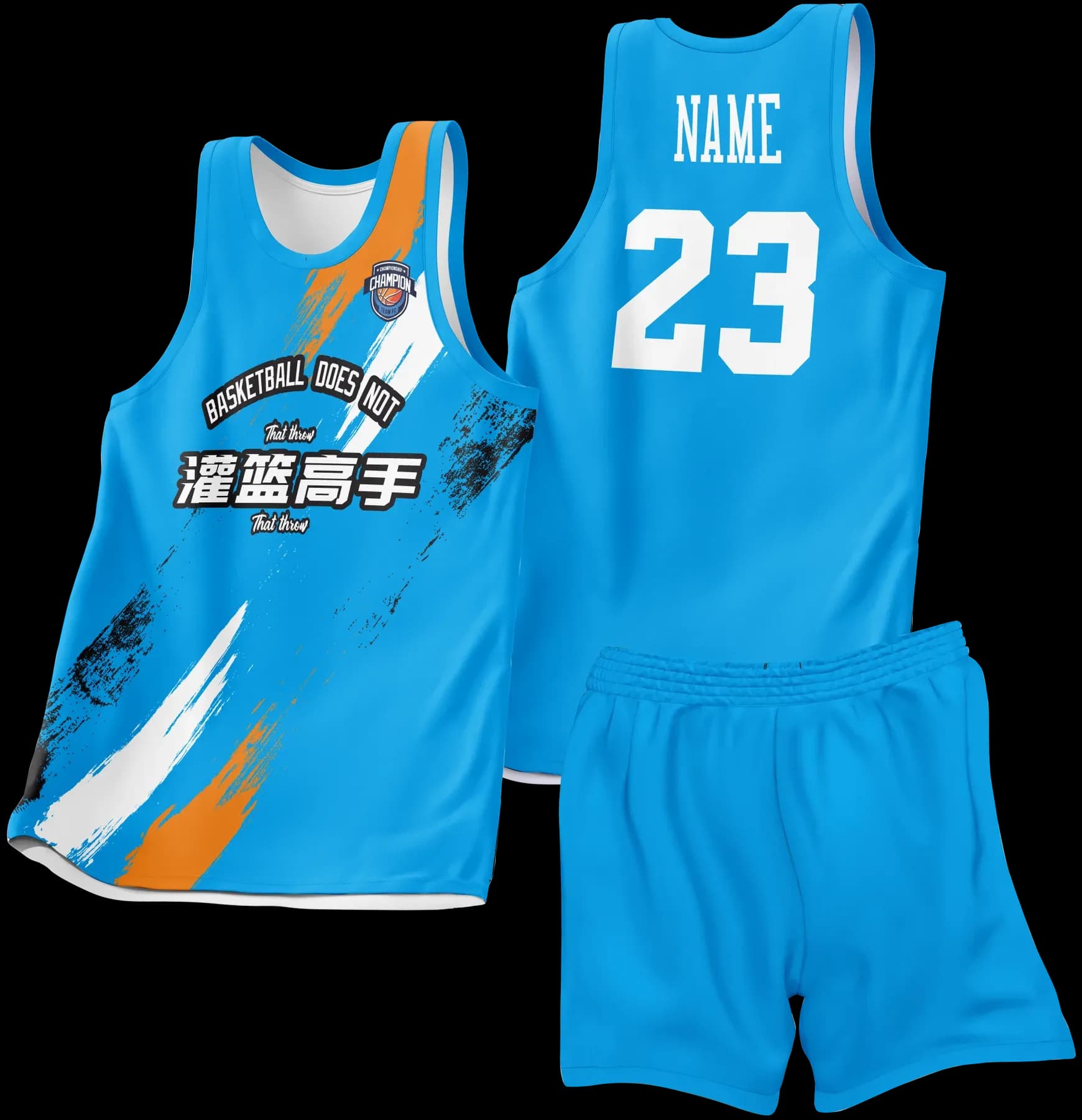 Custom basketball uniform design B25JW
