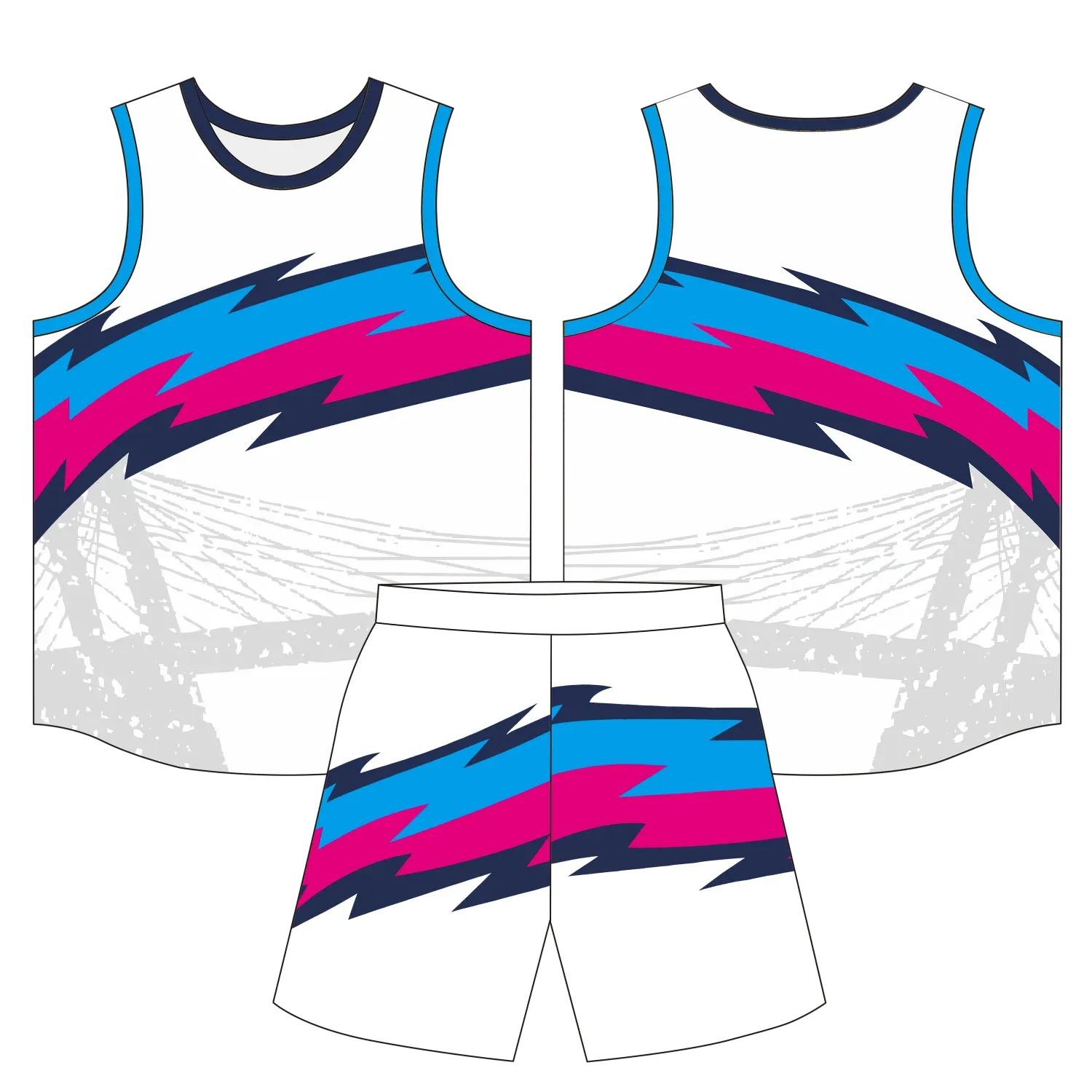 Custom basketball uniform design B64