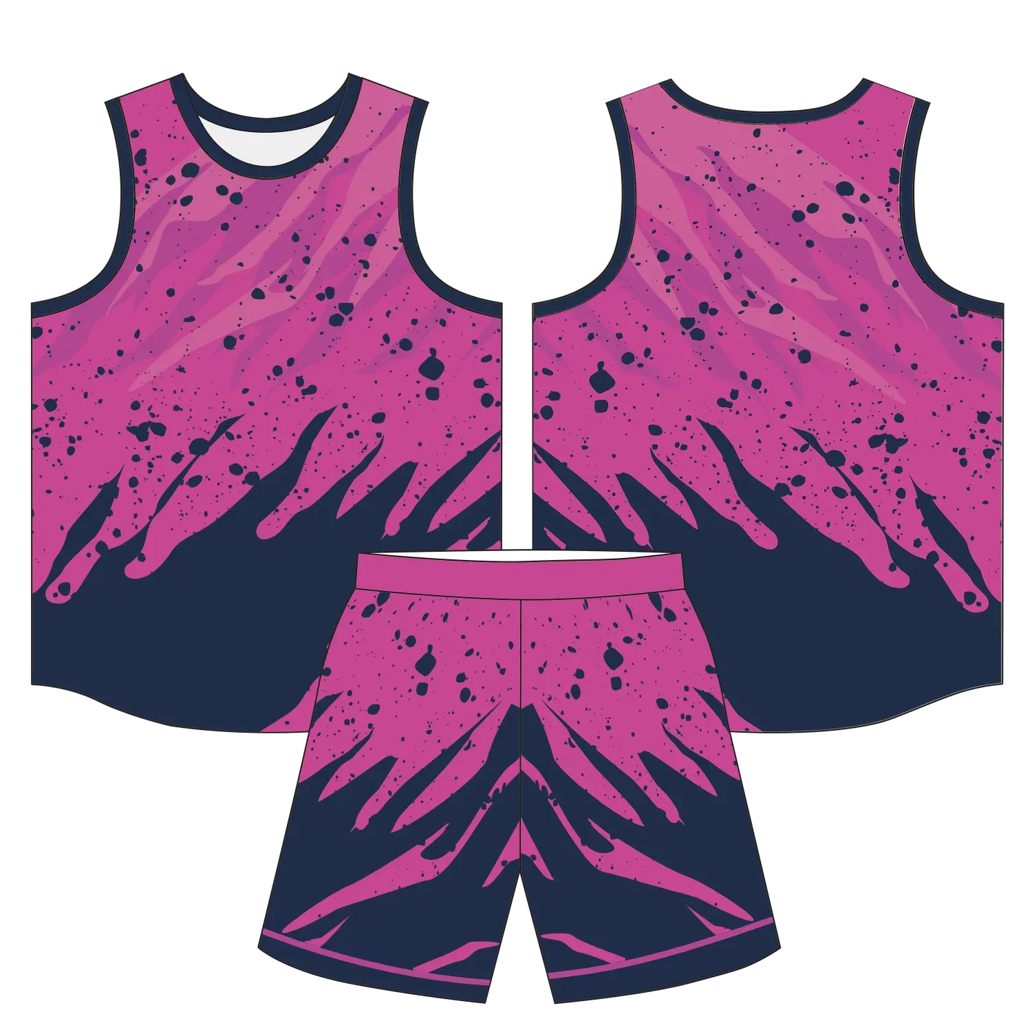 Custom basketball uniform design B97