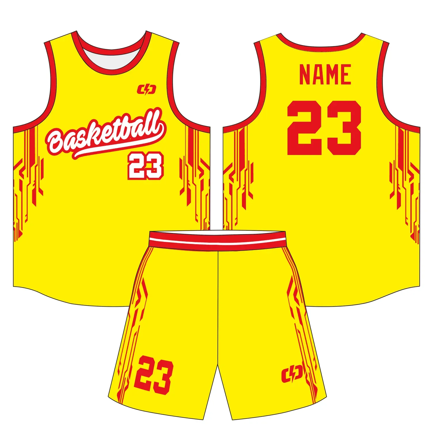 Custom basketball uniform design B42