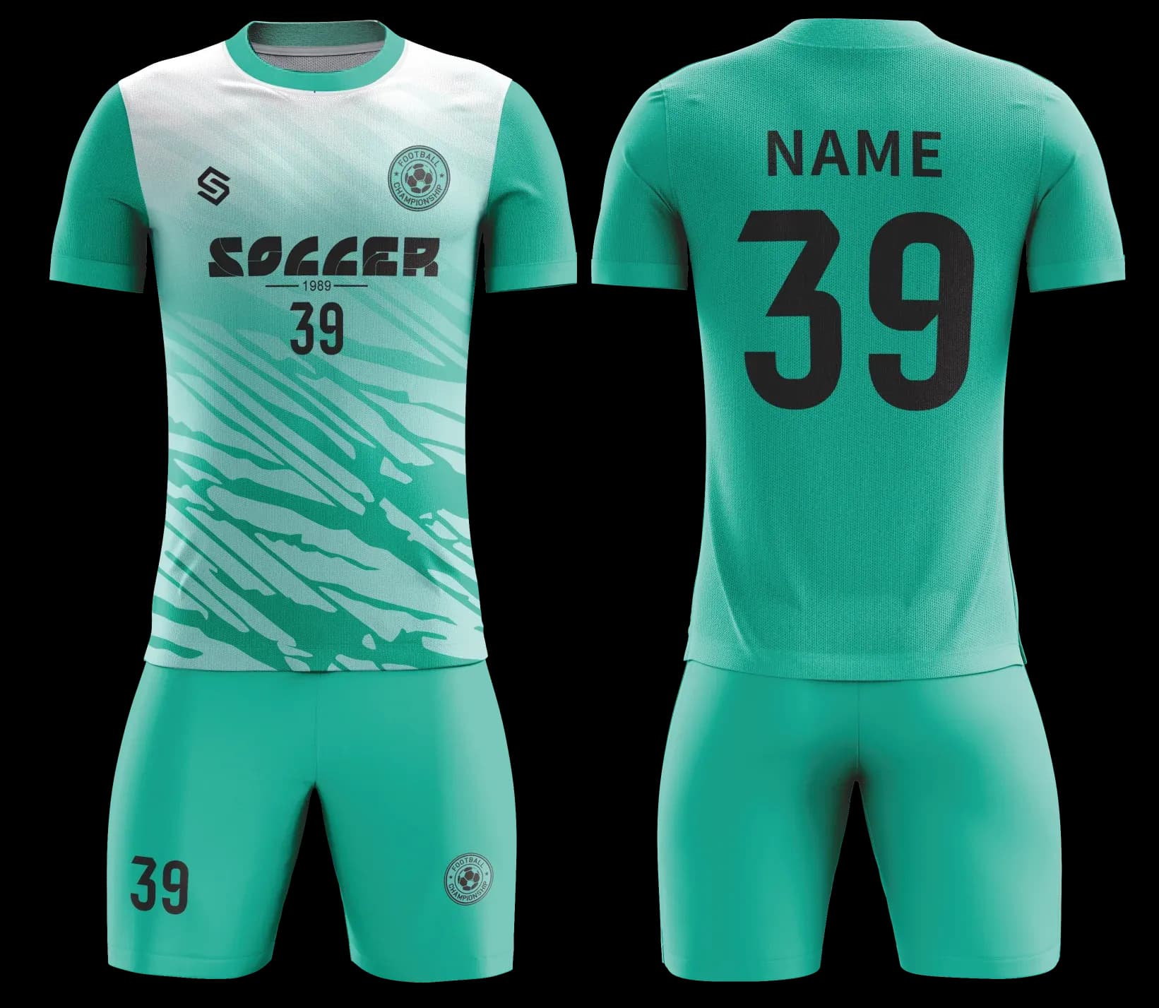 Custom soccer uniform design Z34HS