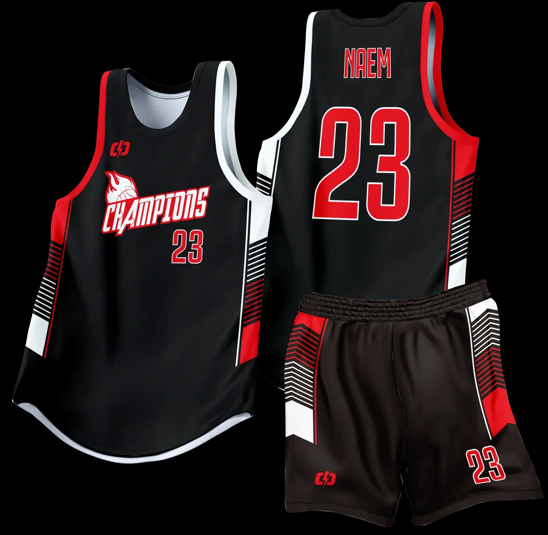 Custom basketball uniform design B72