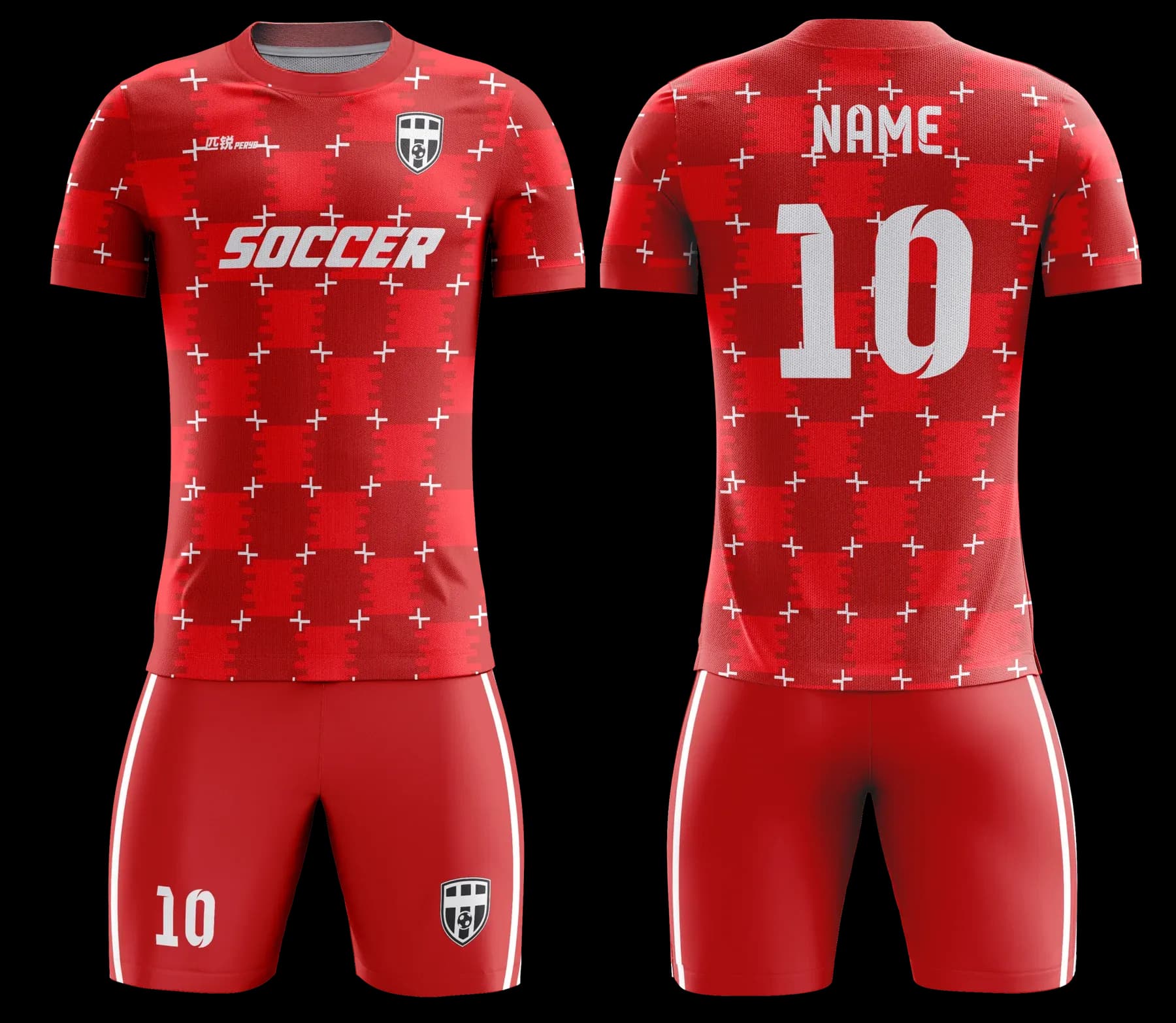 Custom soccer uniform design Z041JW
