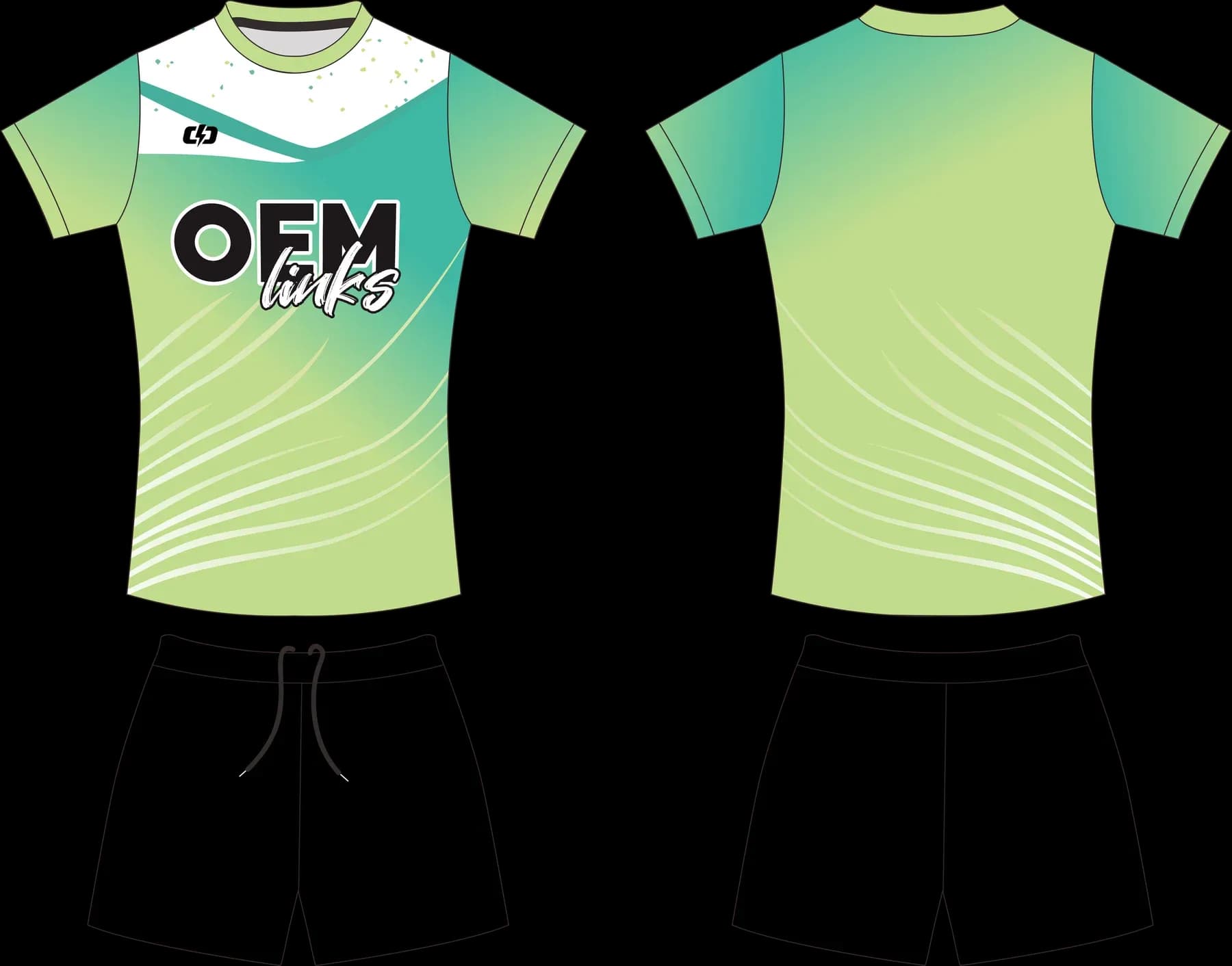 Custom volleyball uniform design UP57