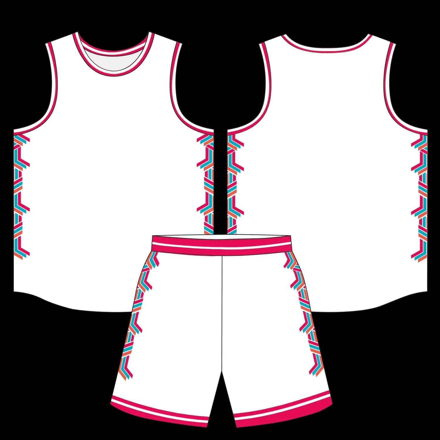 Custom basketball uniform design B69