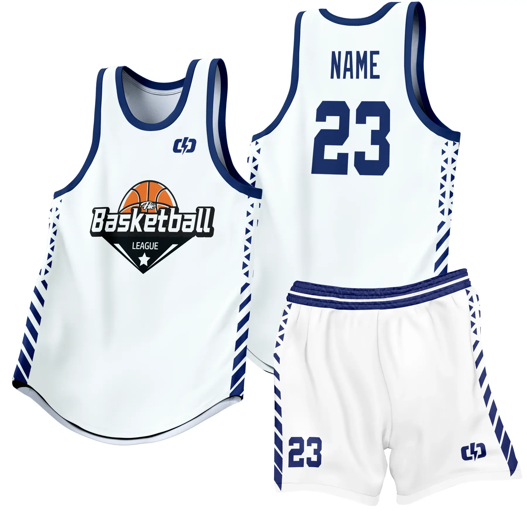 Custom basketball uniform design B32