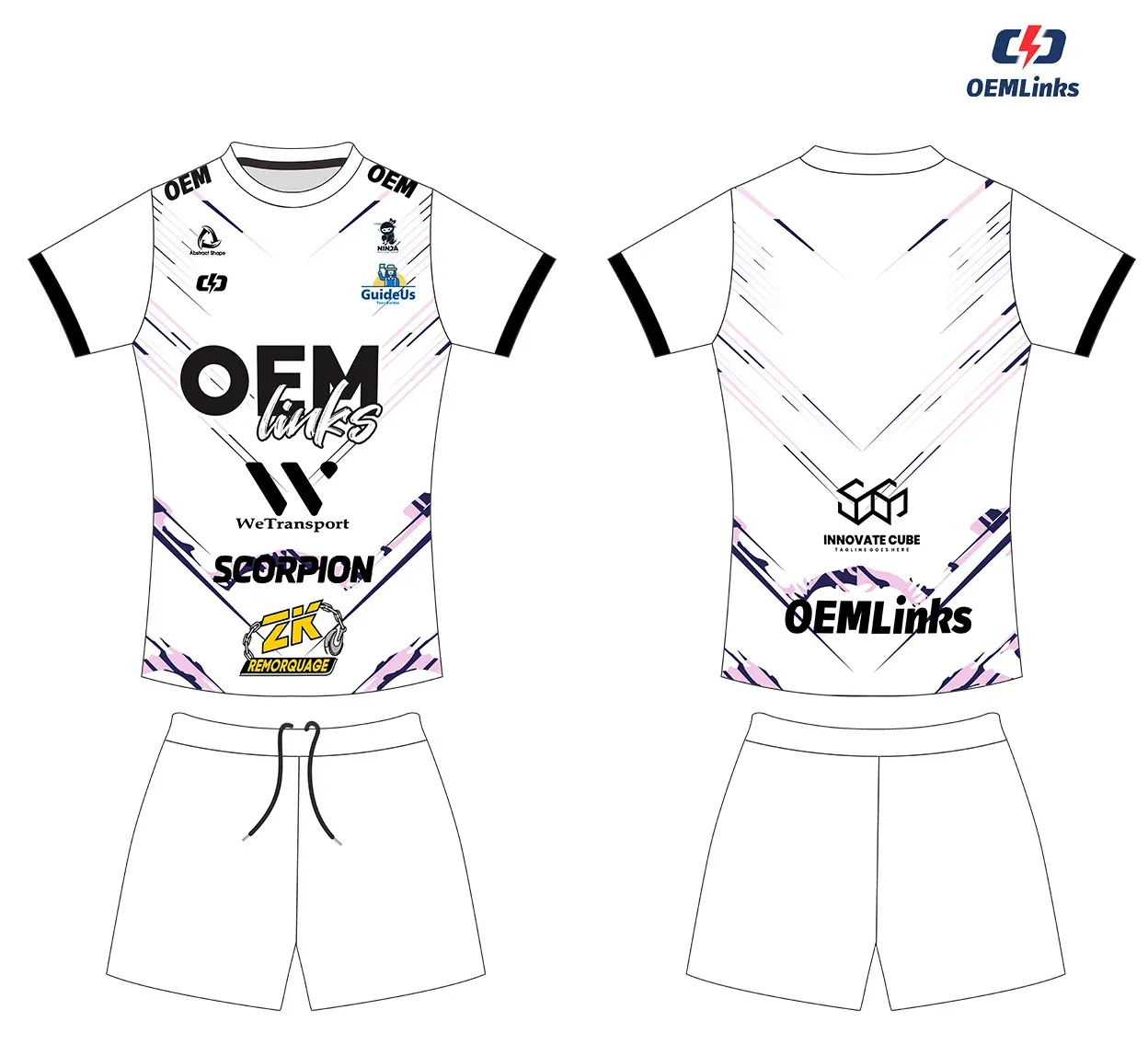 Custom volleyball uniform design UP01