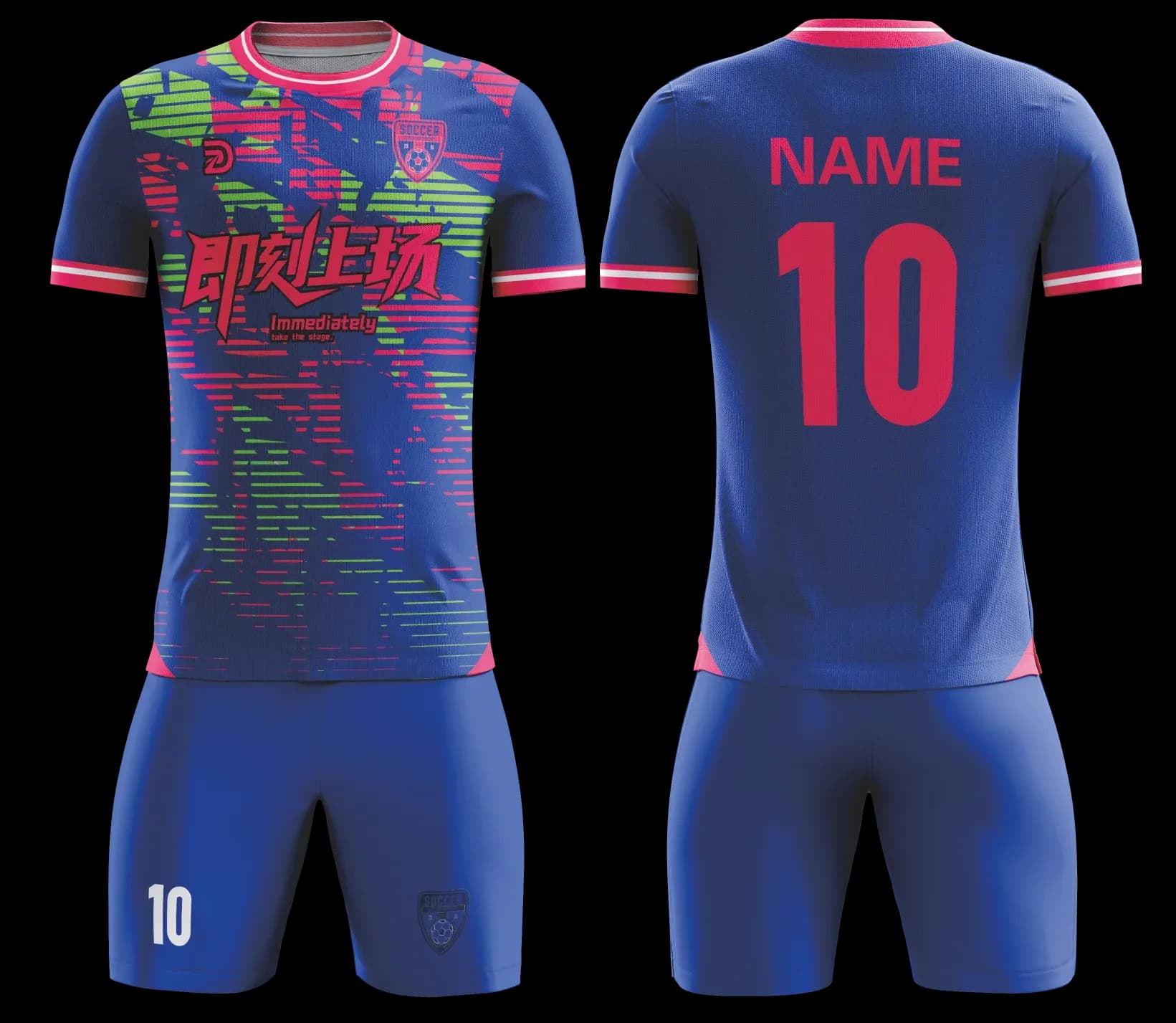 Custom soccer uniform design Z134JW