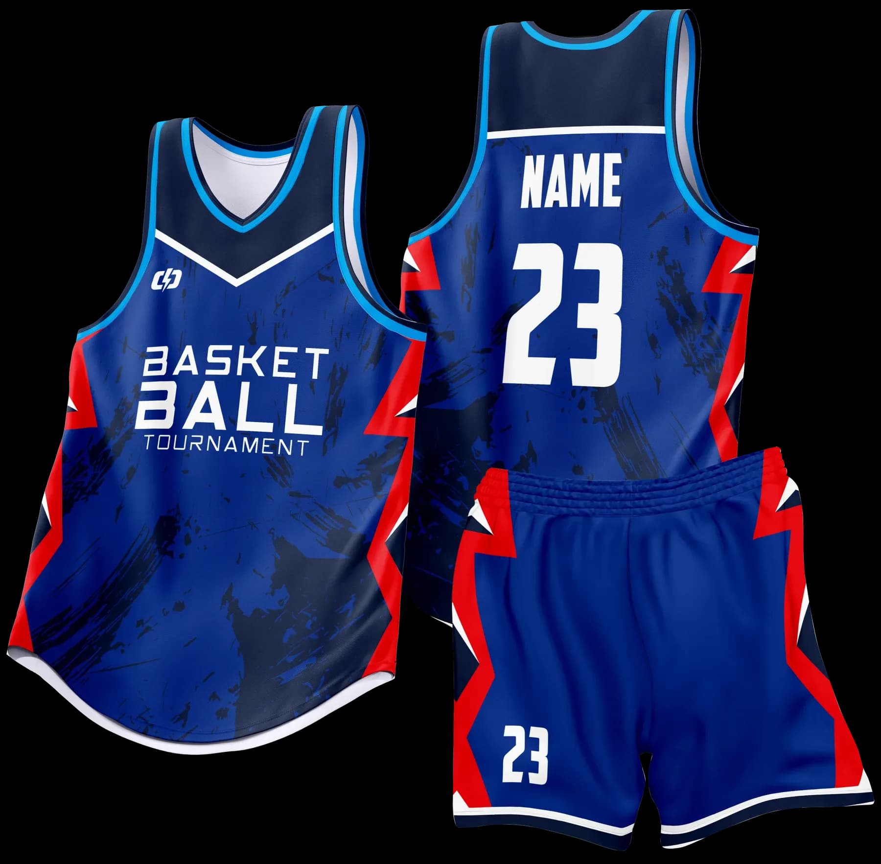 Custom basketball uniform design B90