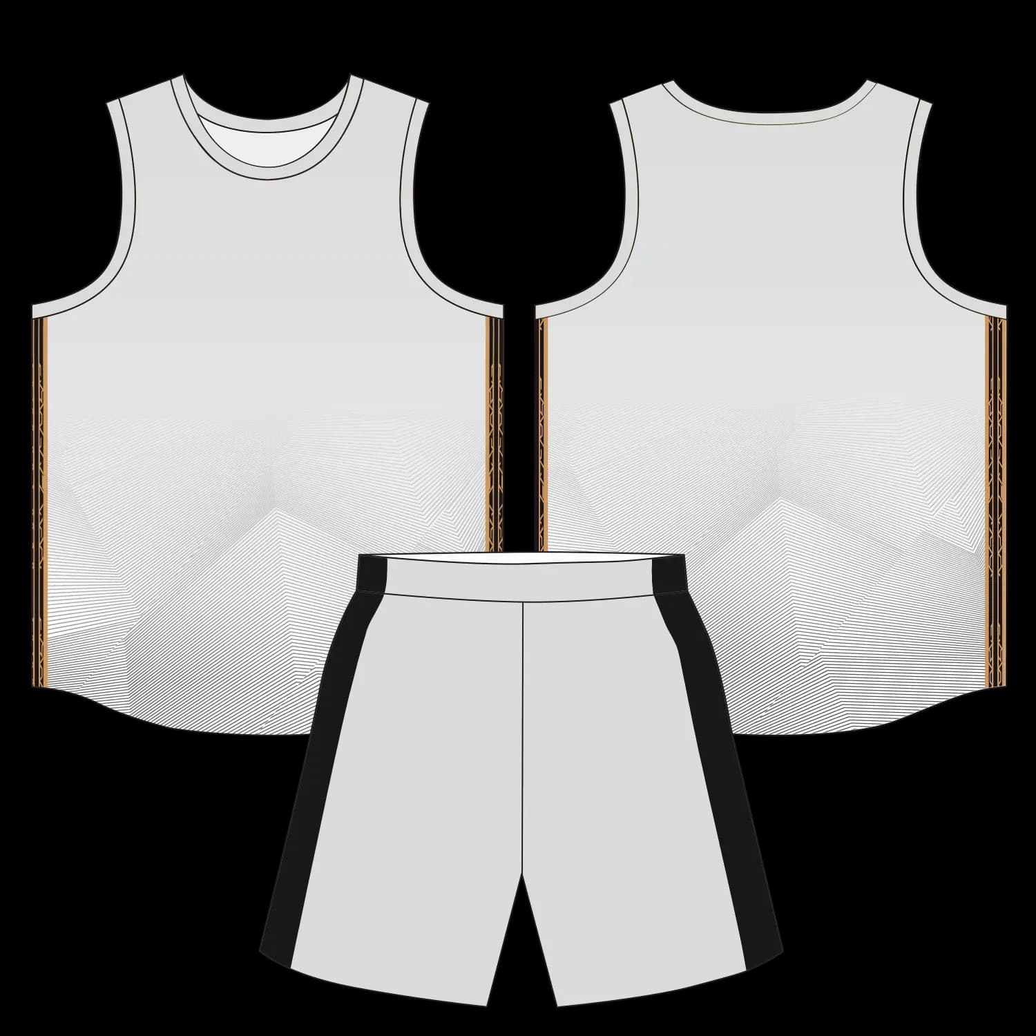 Custom basketball uniform design B21JW