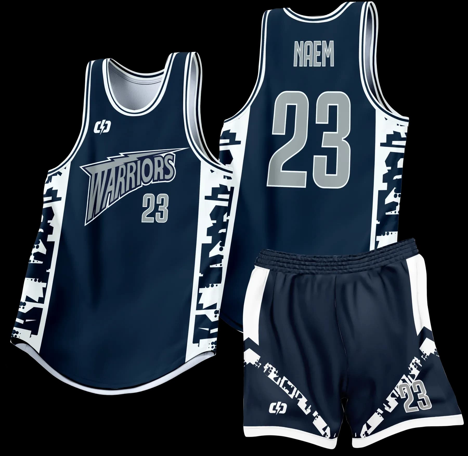 Custom basketball uniform design B71