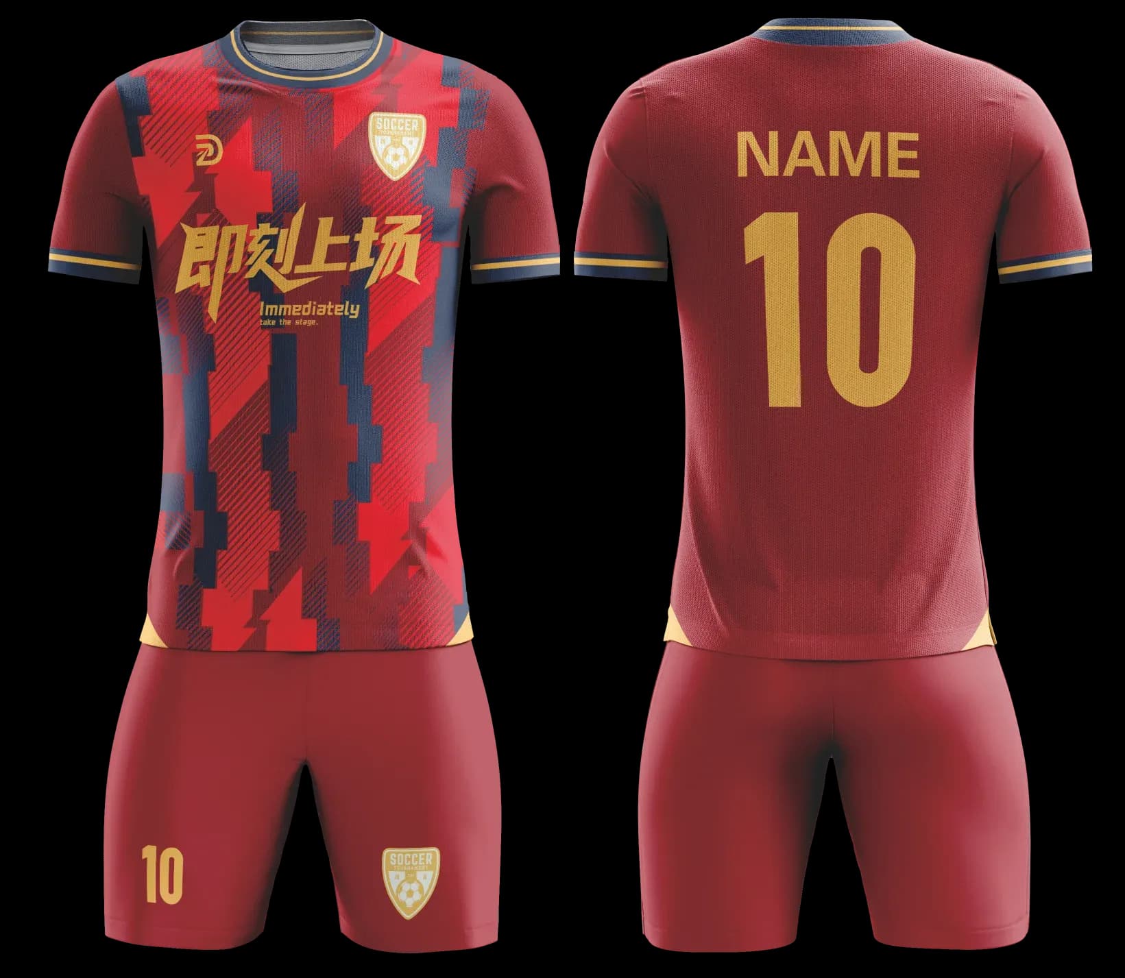 Custom soccer uniform design Z108JW