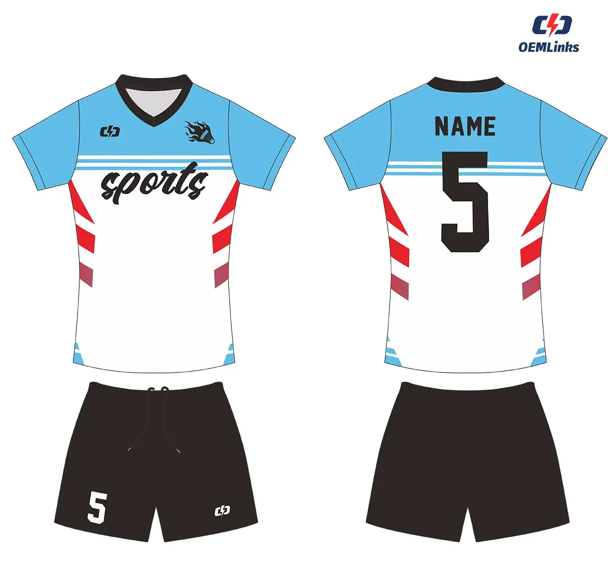 Custom volleyball uniform design UP54