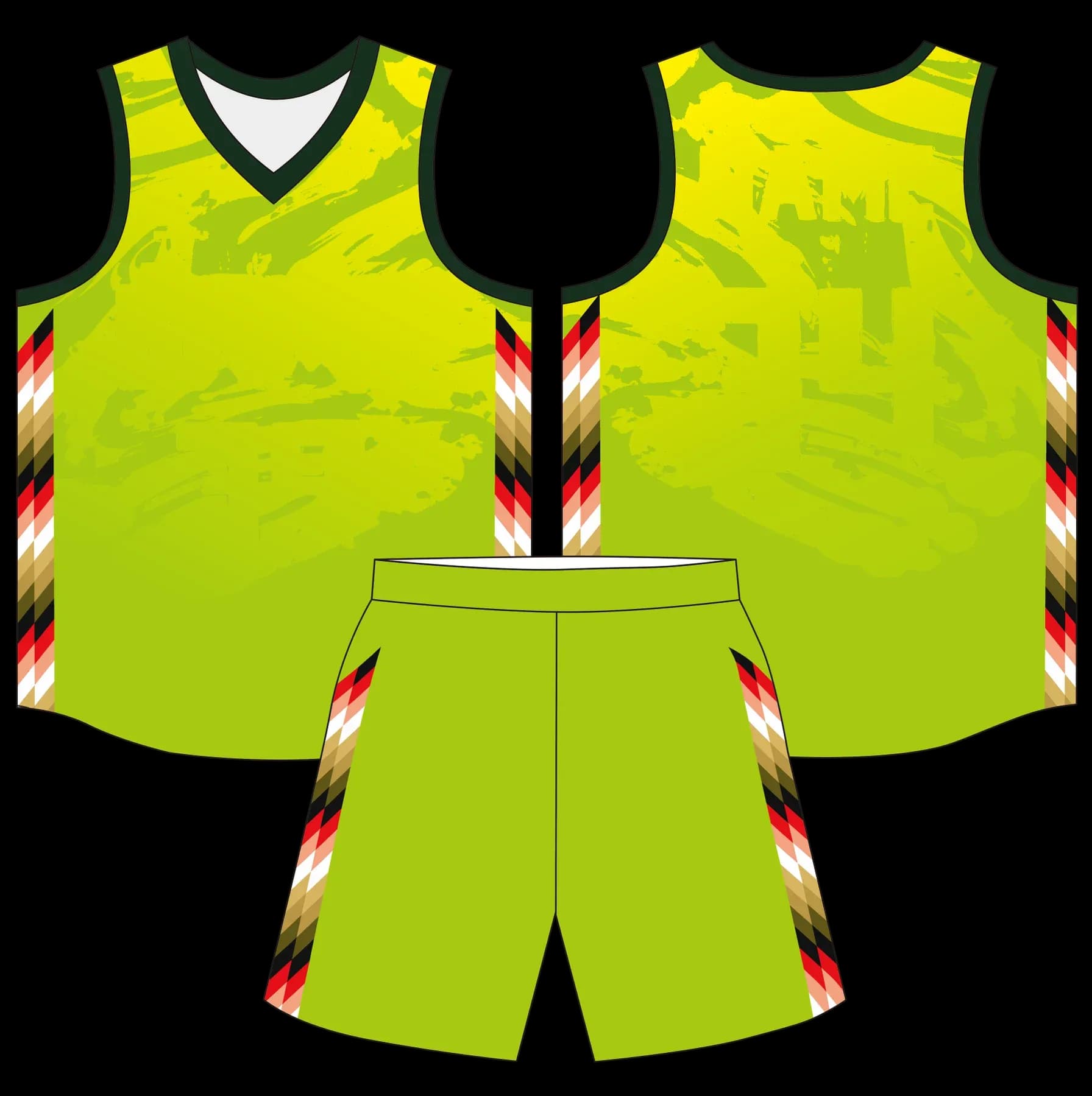 Custom basketball uniform design B93