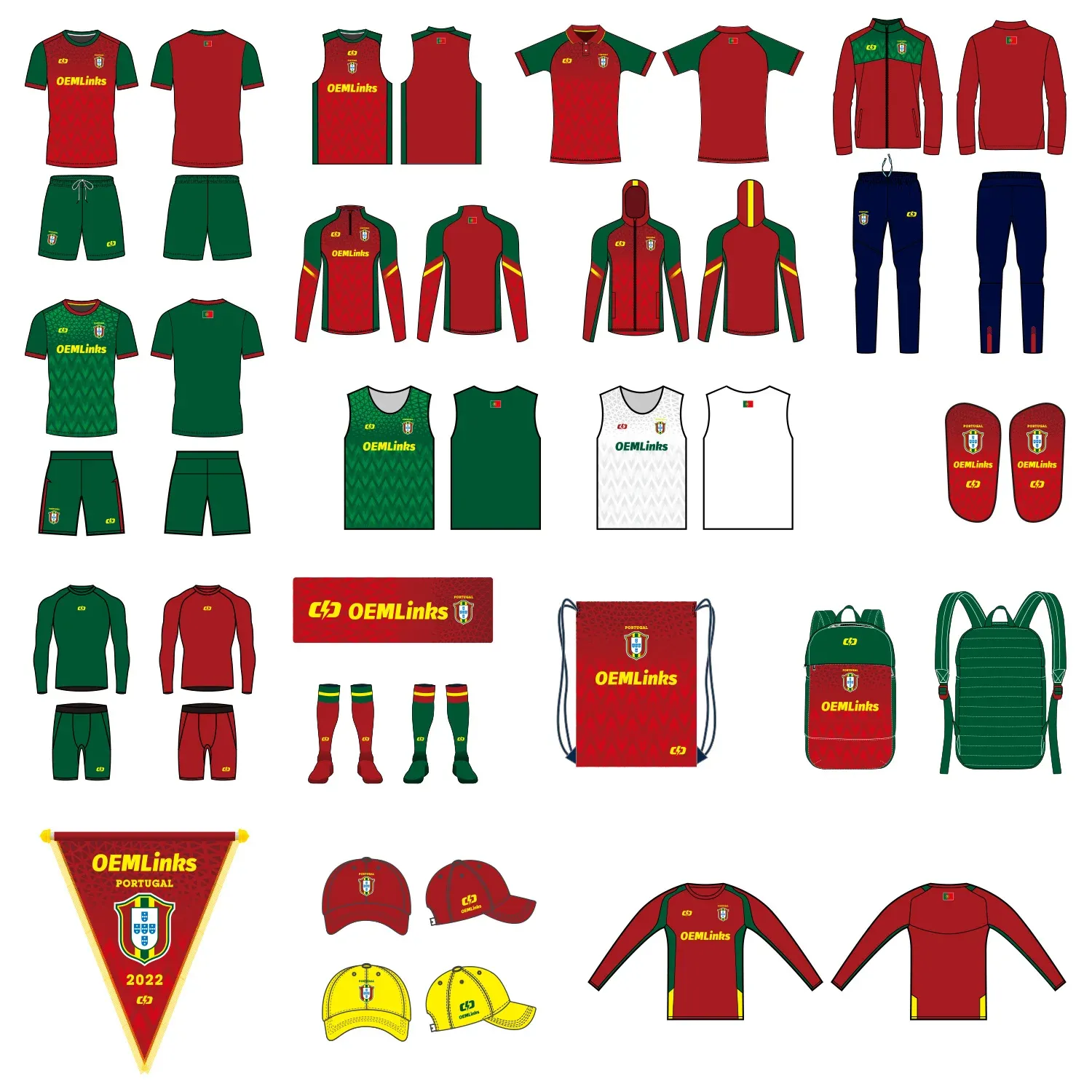 Custom soccer uniform design Z001-Z009